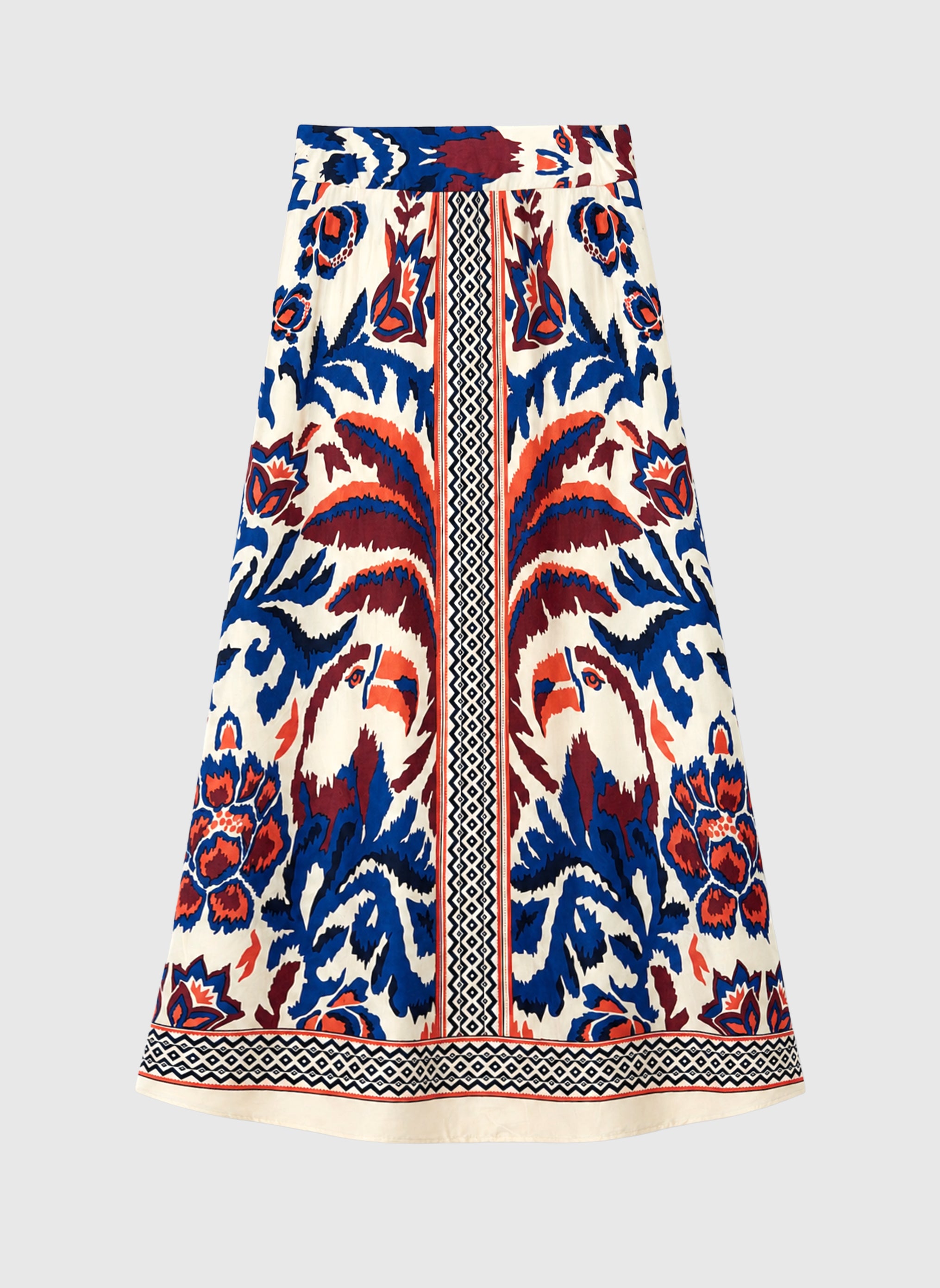 JUPE LONGUE ROBINETA vitali bleu