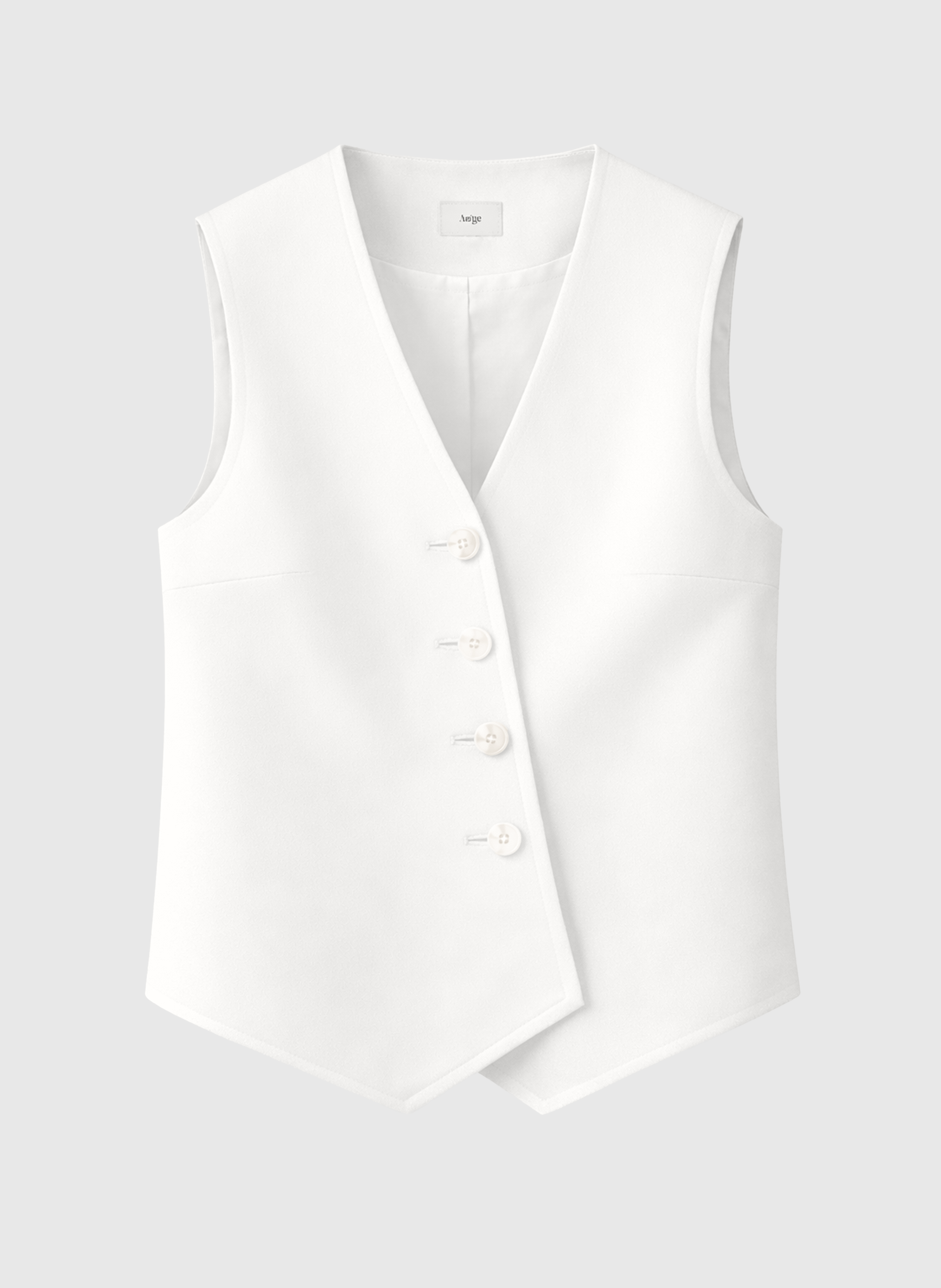 GILET ZAKINA blanc