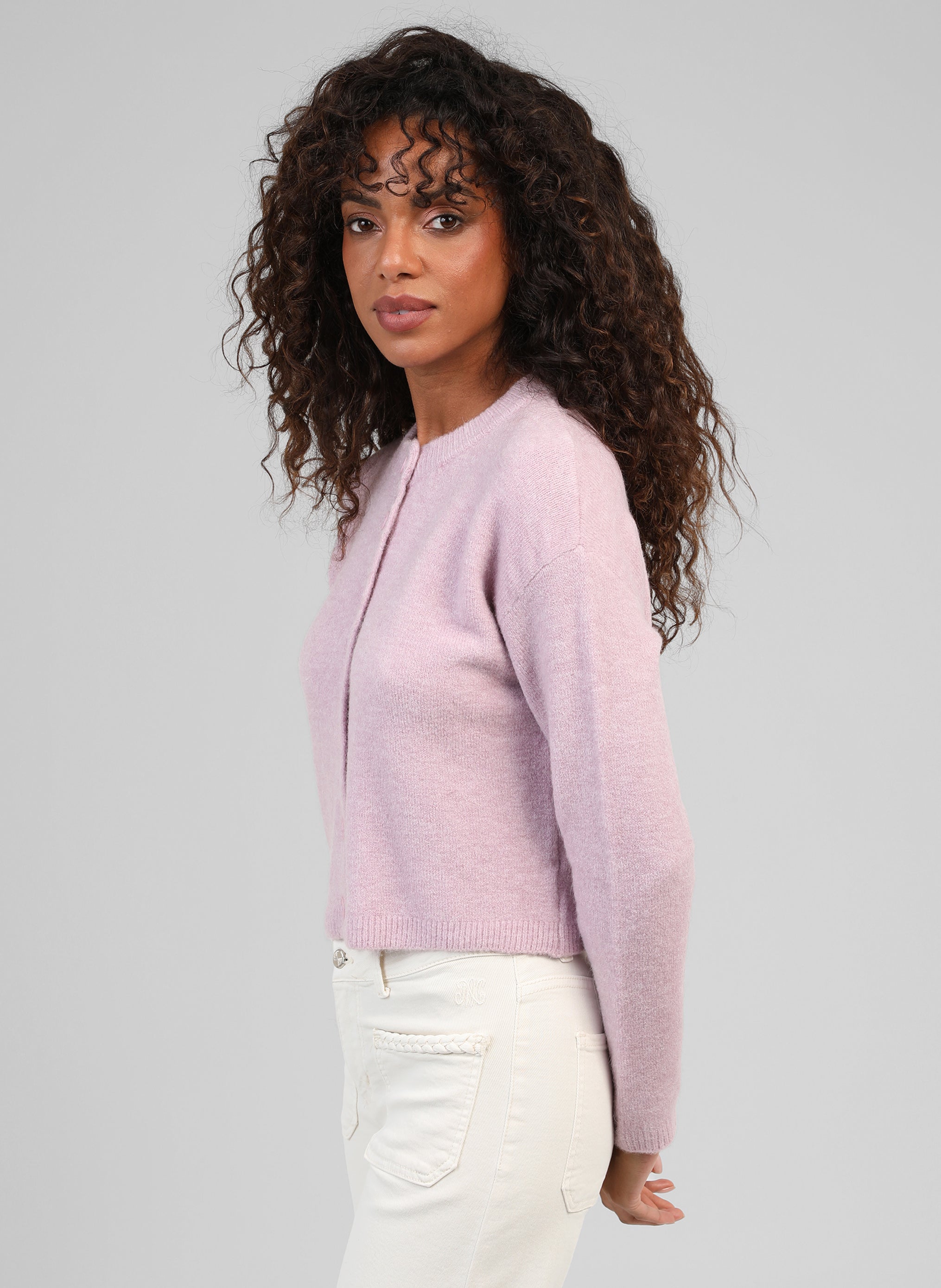 GILET LETIANA lilas