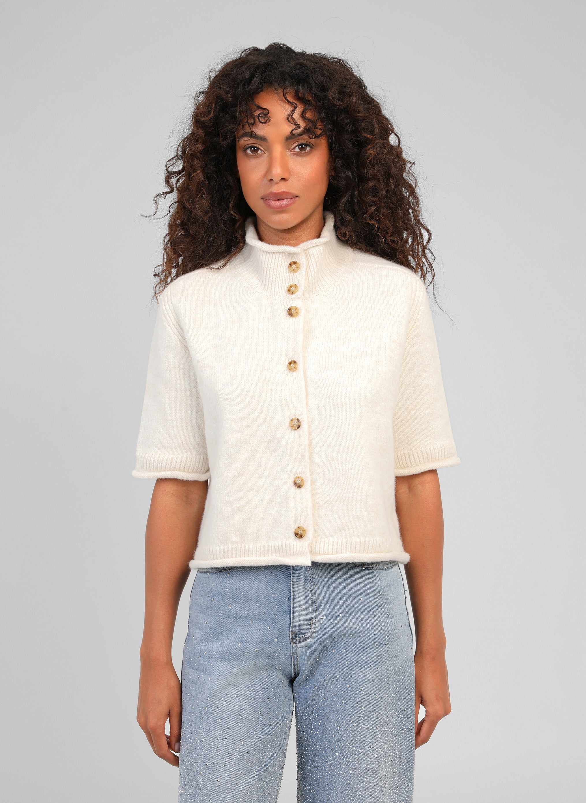 GILET LELYA ecru