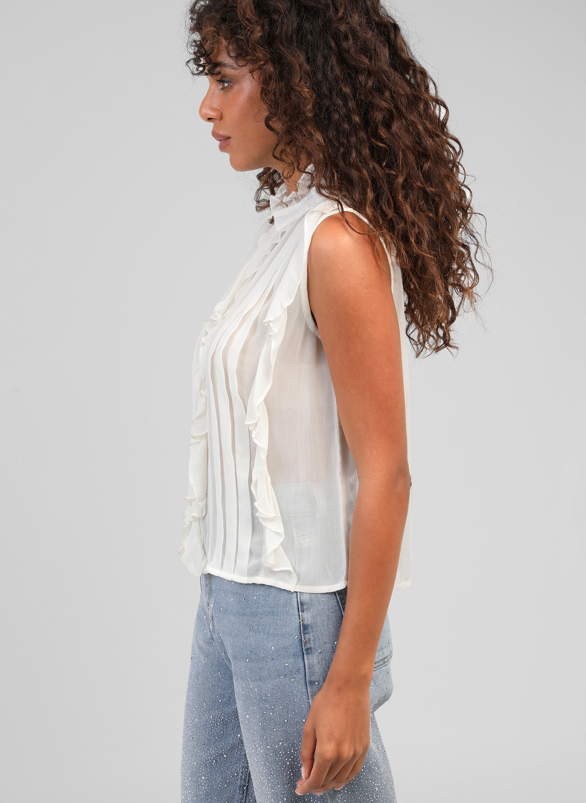 TOP SAHANIE écru