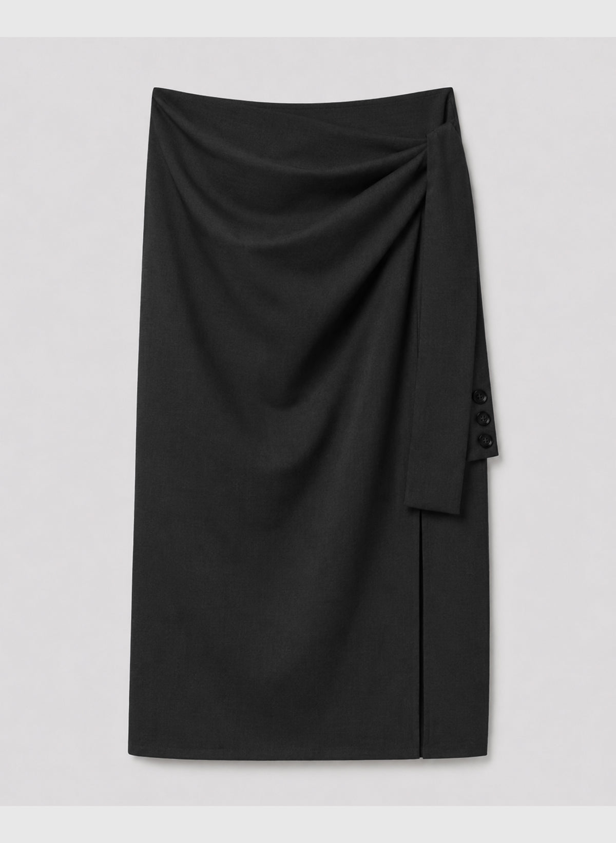 JADOMA Black Midi Skirt