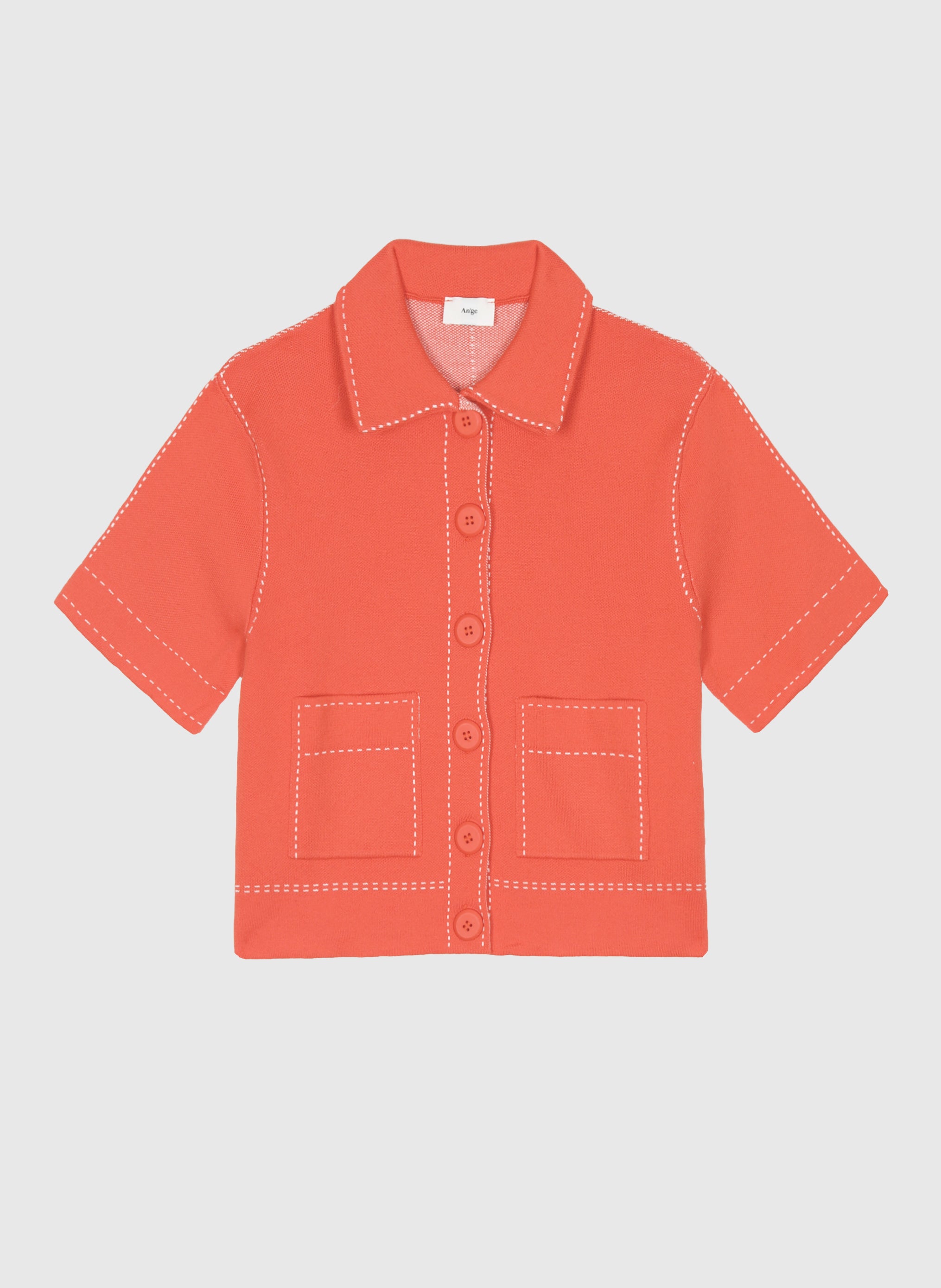 GILET LEBILLY piment