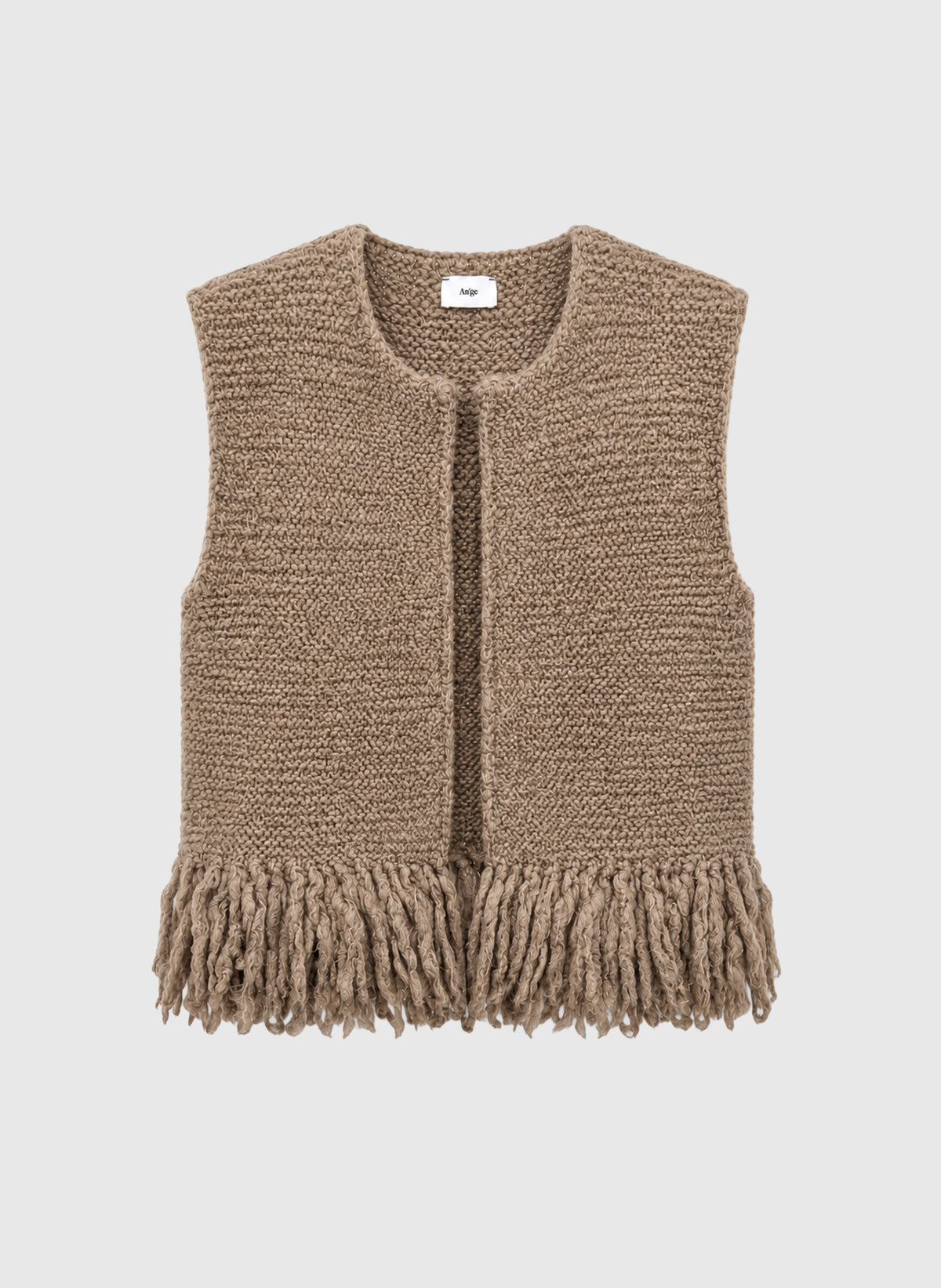 GILET LESHERPA camel