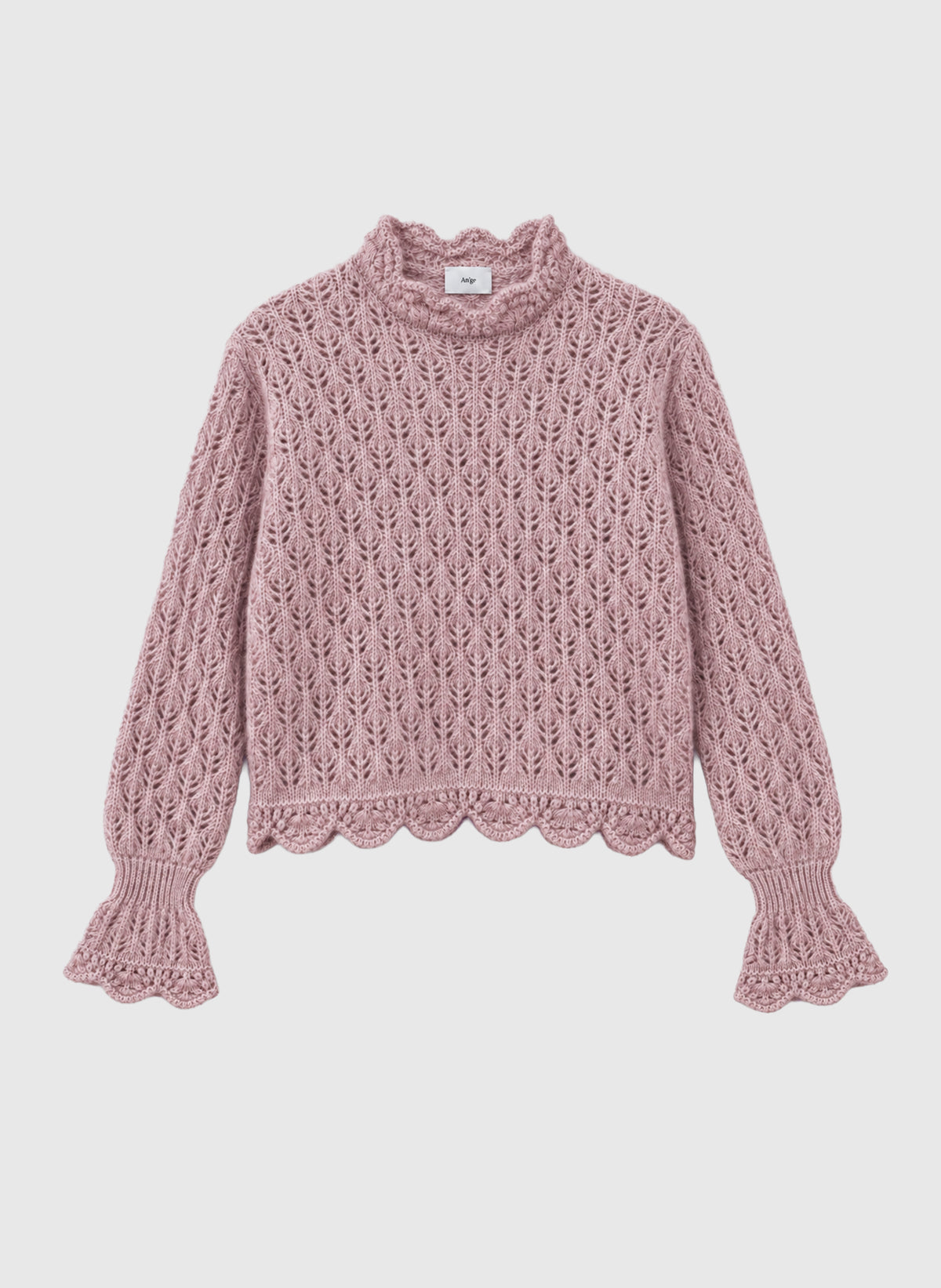 PULL LYSETTE vieux rose
