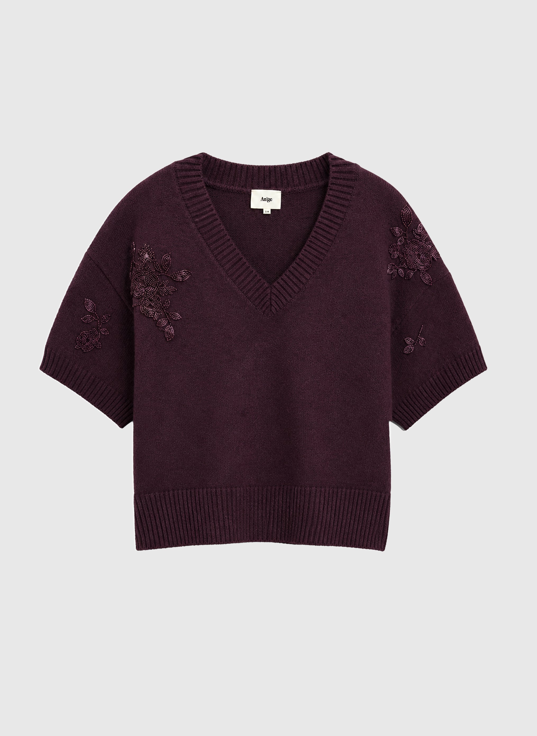 NAKALI Sweater in Garnet