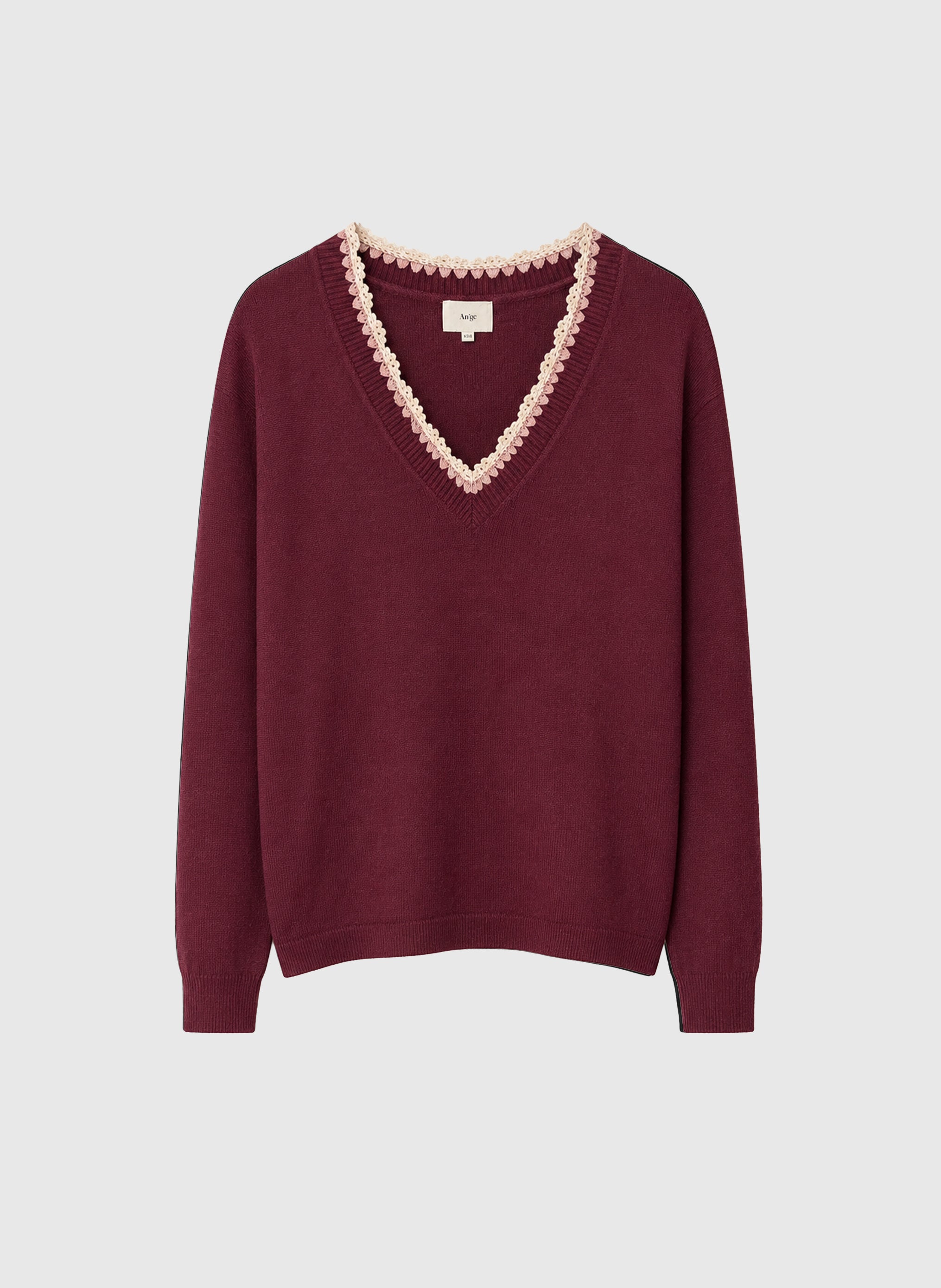 PULL NALEY grenat