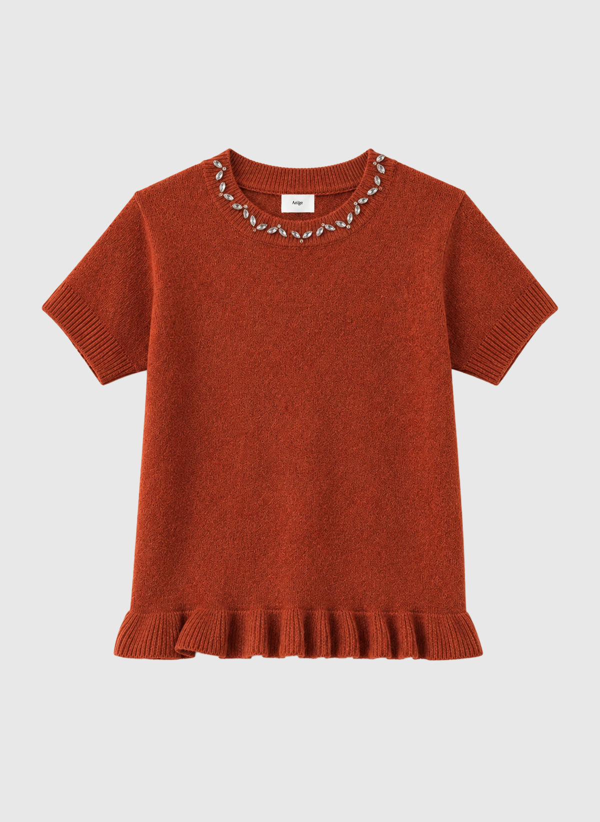 PULL NESTORINE vermillon