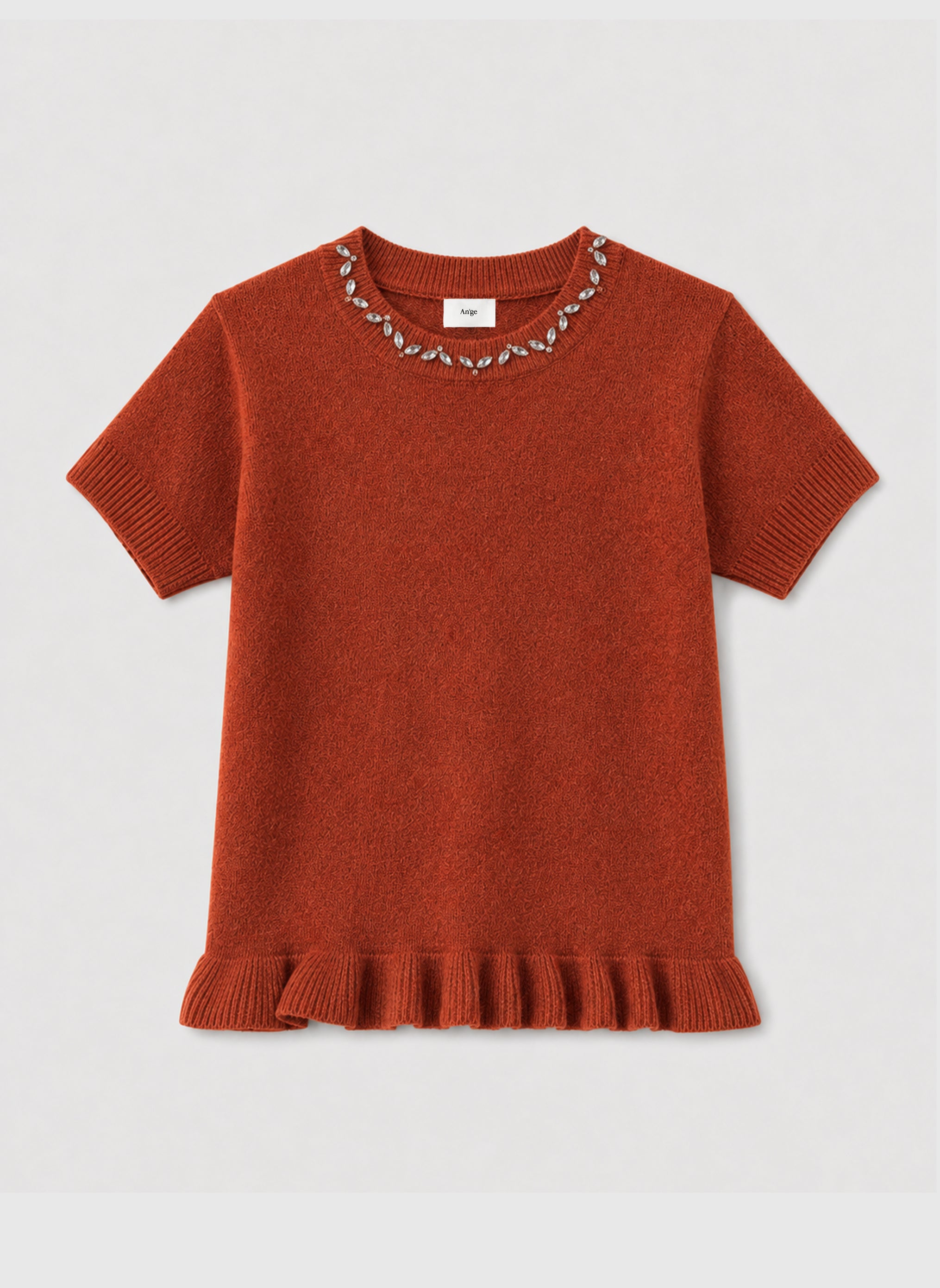 PULL NESTORINE vermillon