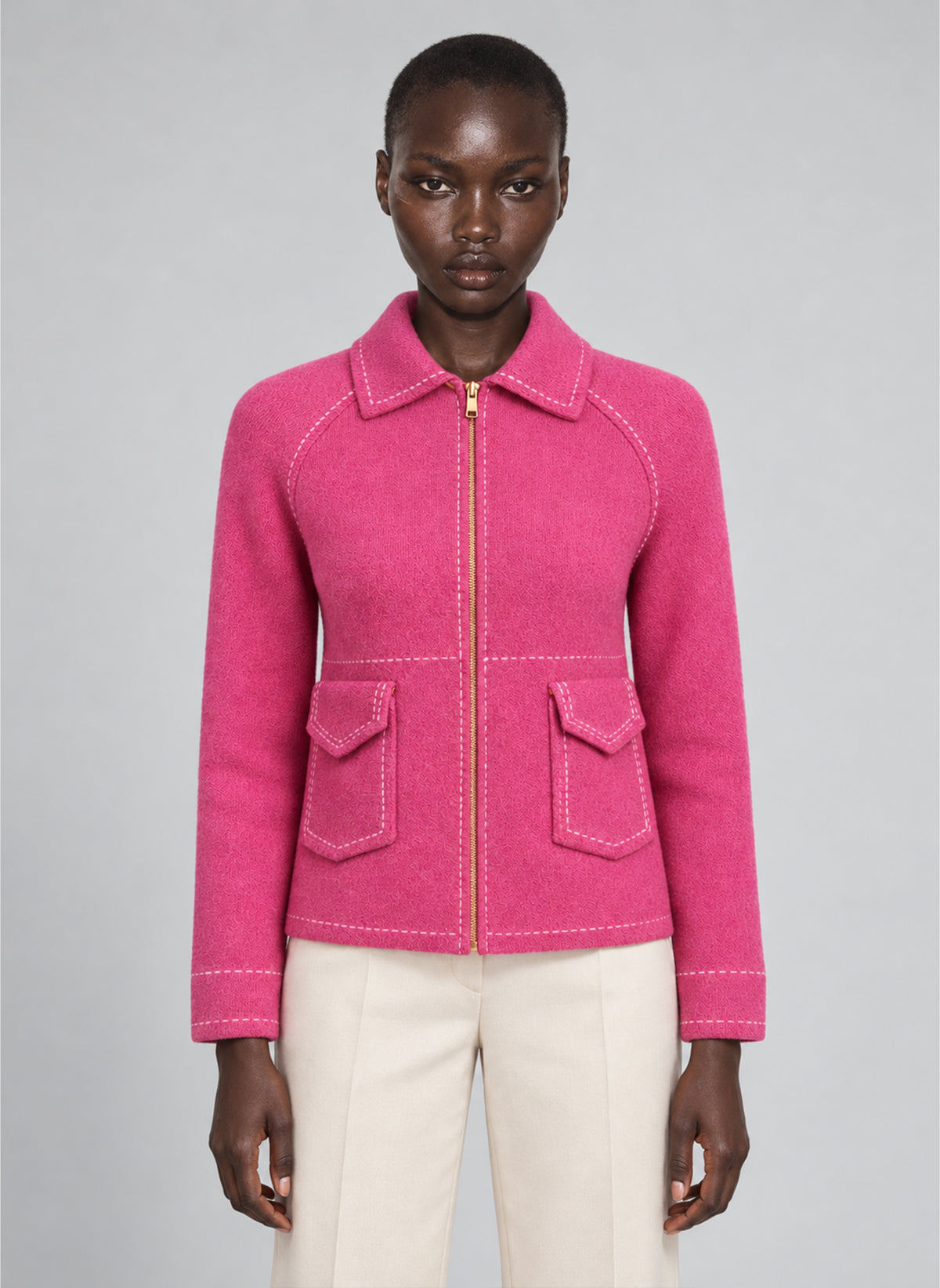 GILET NIBA fushia