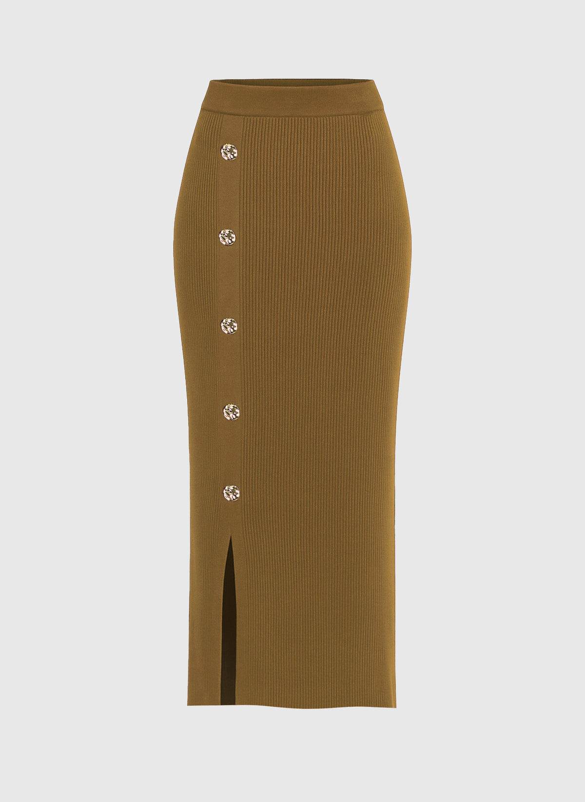 NINA LONG SKIRT, bronze