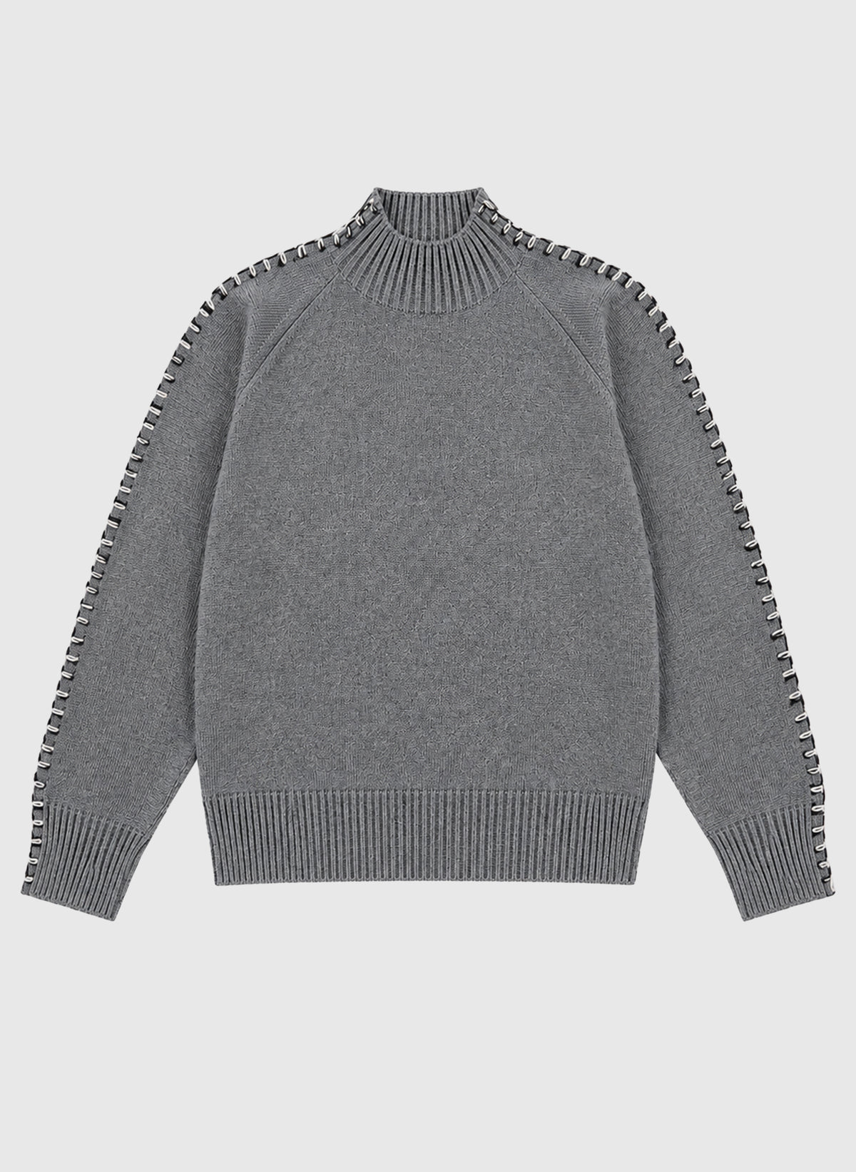PULL NISSAMA gris chiné