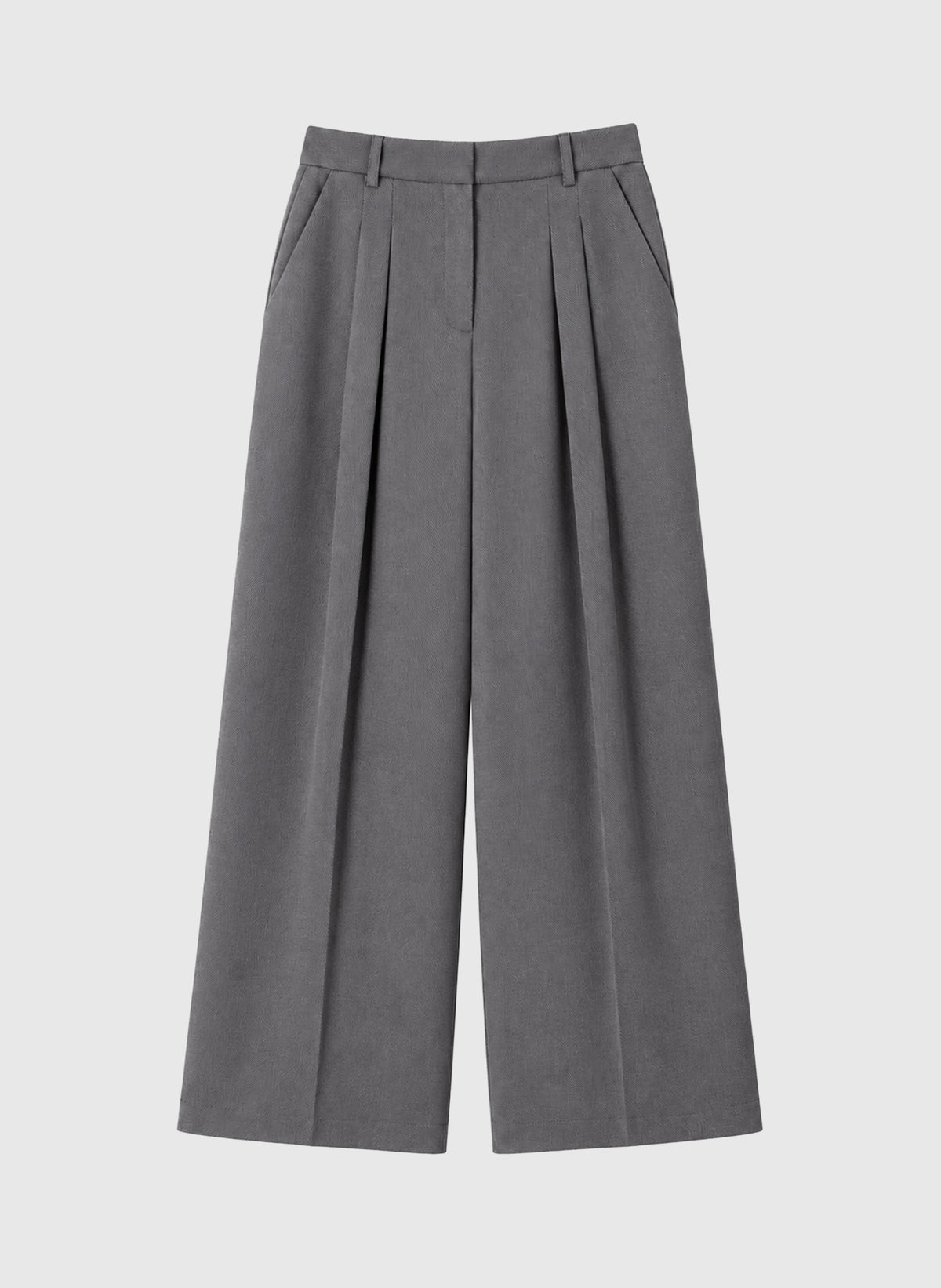 PEMY PANTS, charcoal gray