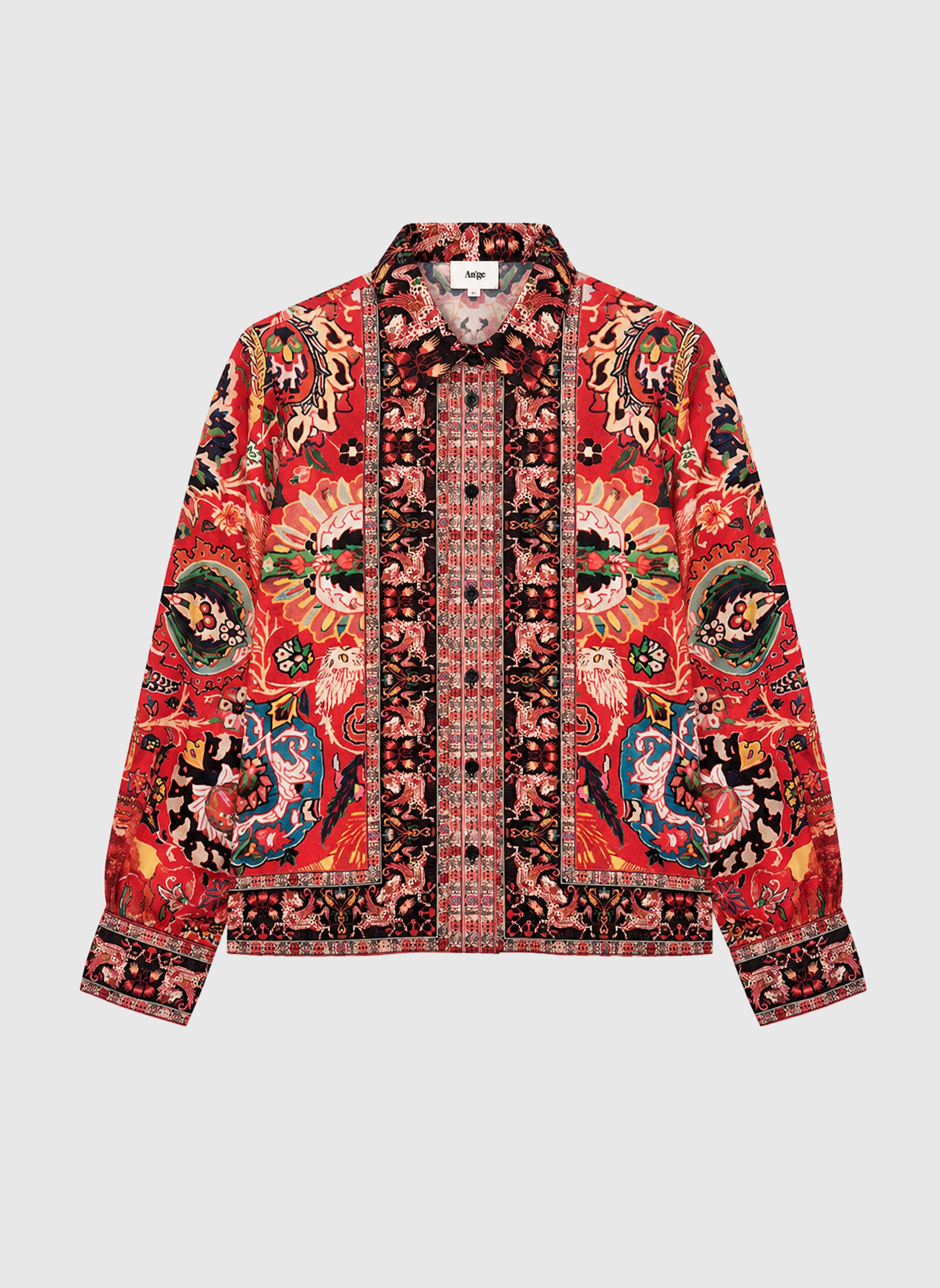 CHEMISE SARINA aubussy rouge