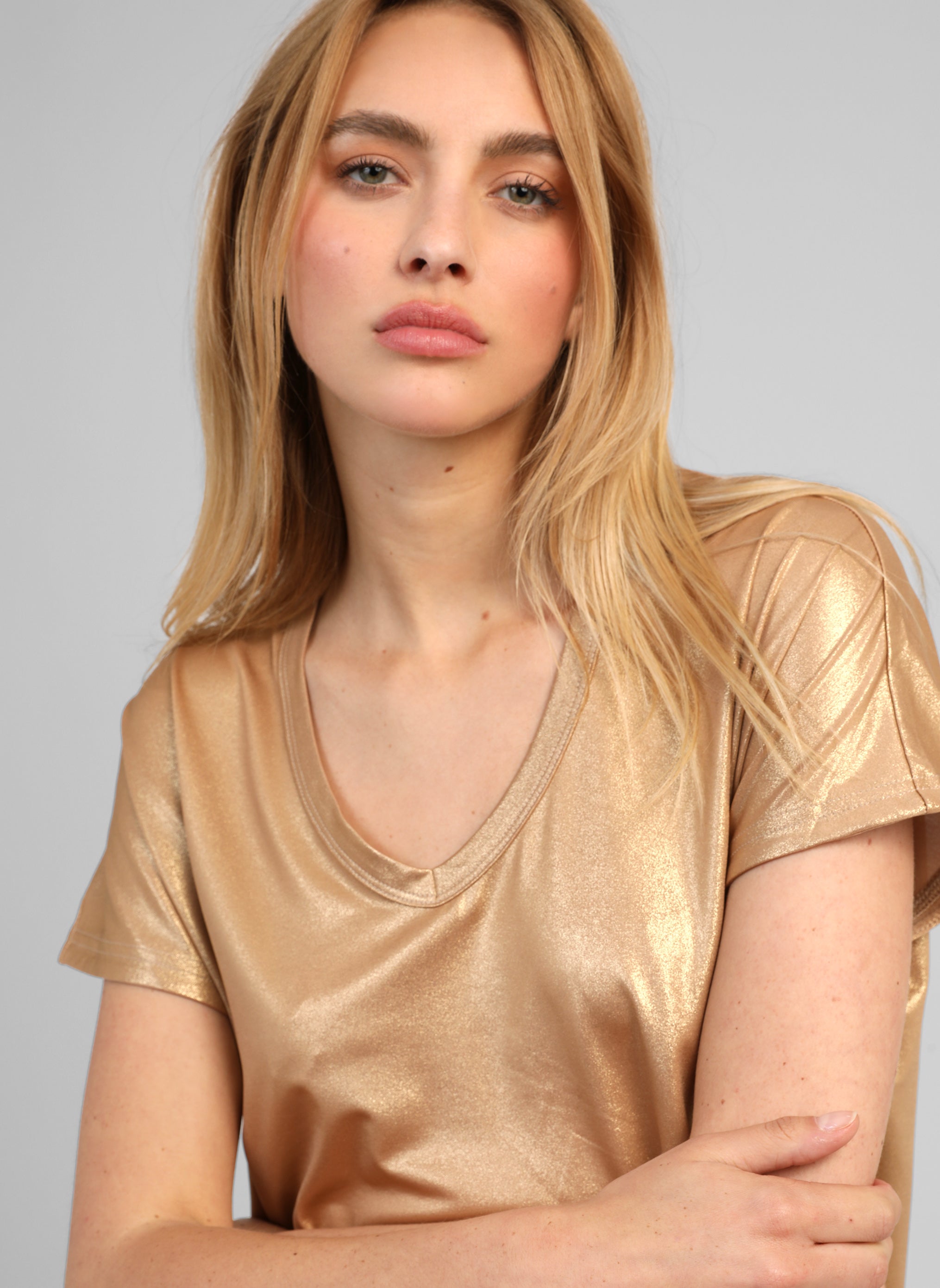 T-SHIRT AGNEZA beige