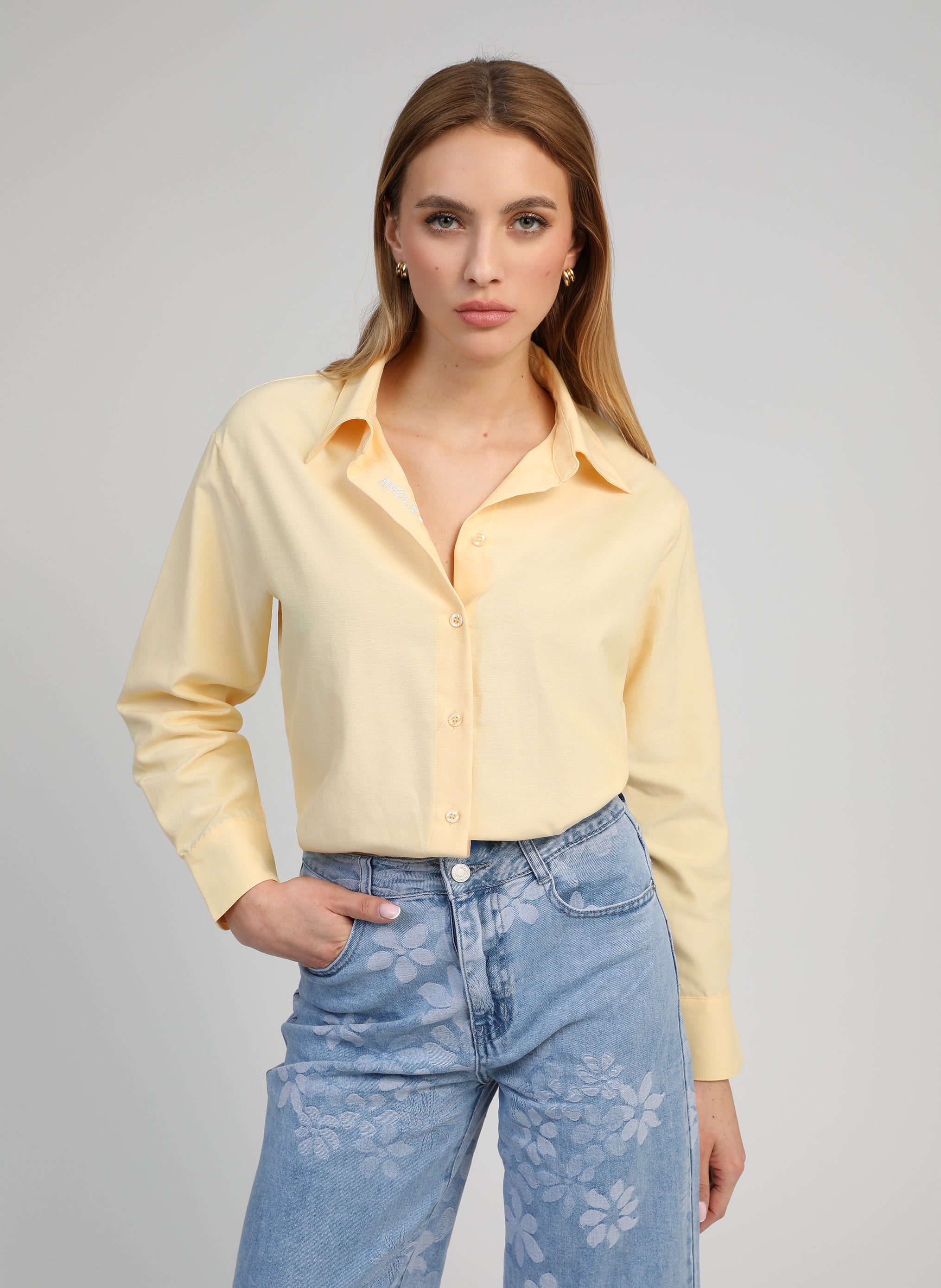 CHEMISE AIMALY jaune