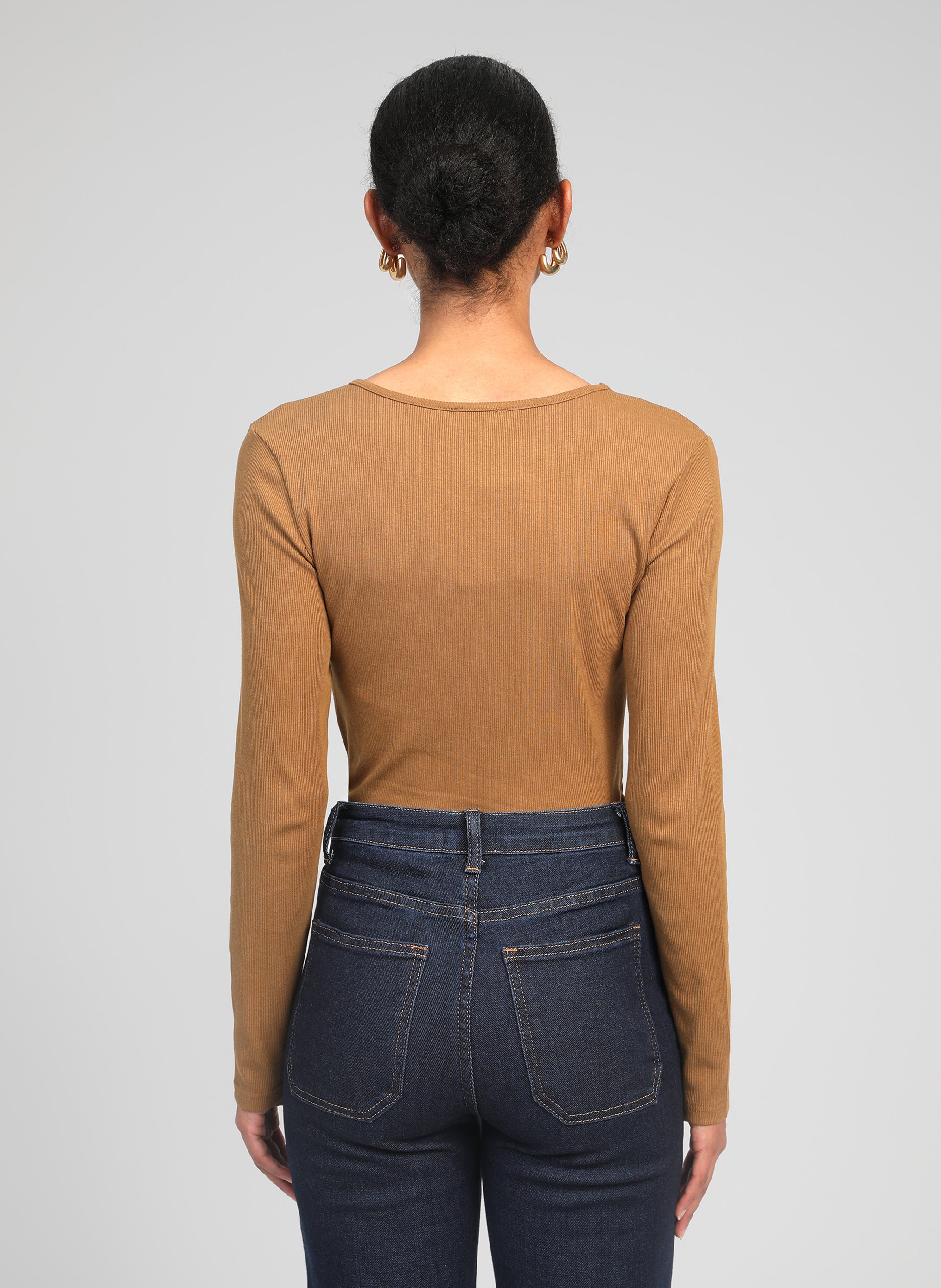 T-SHIRT AKCEL noisette