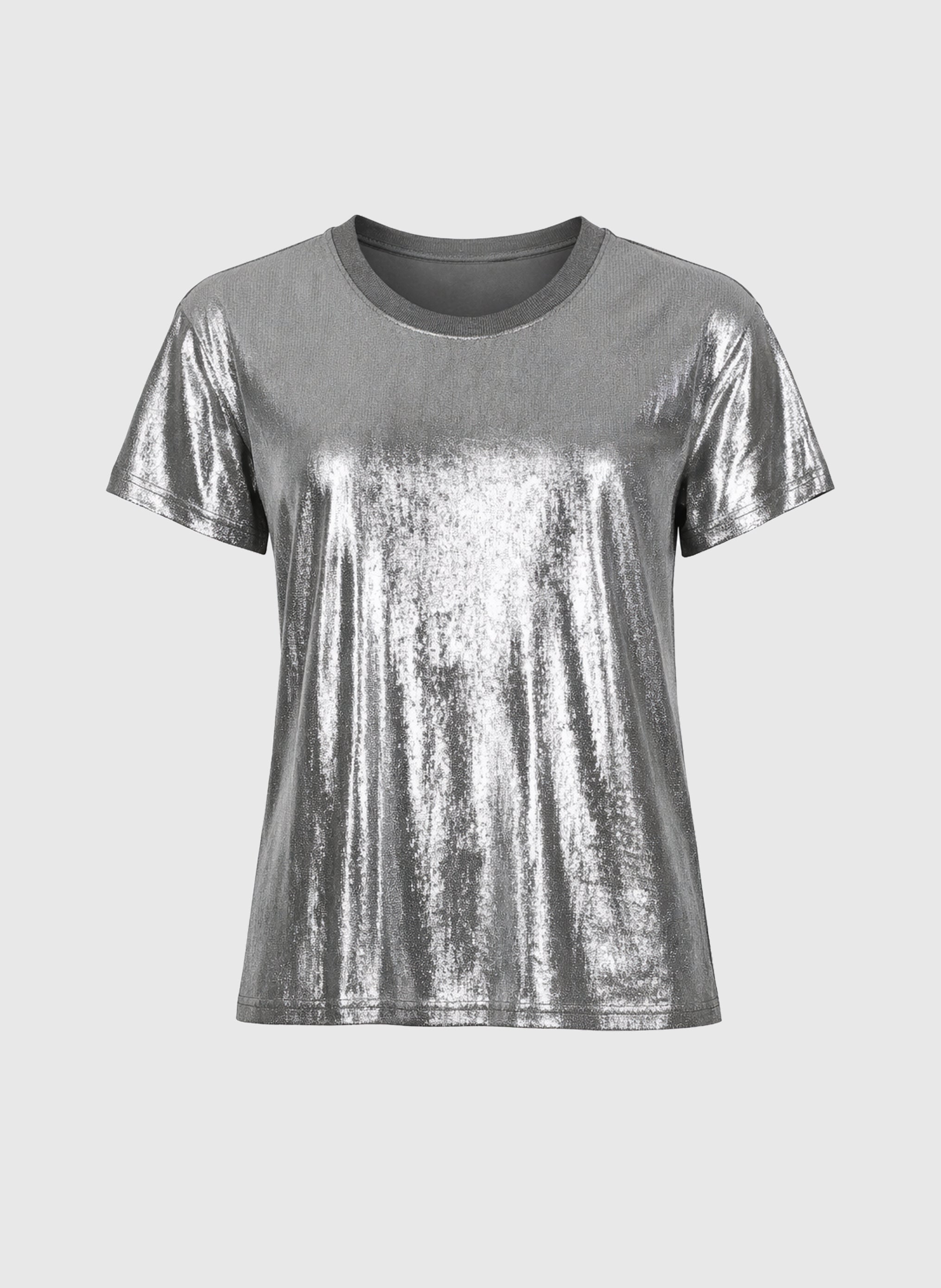 T-SHIRT ALIZA silver