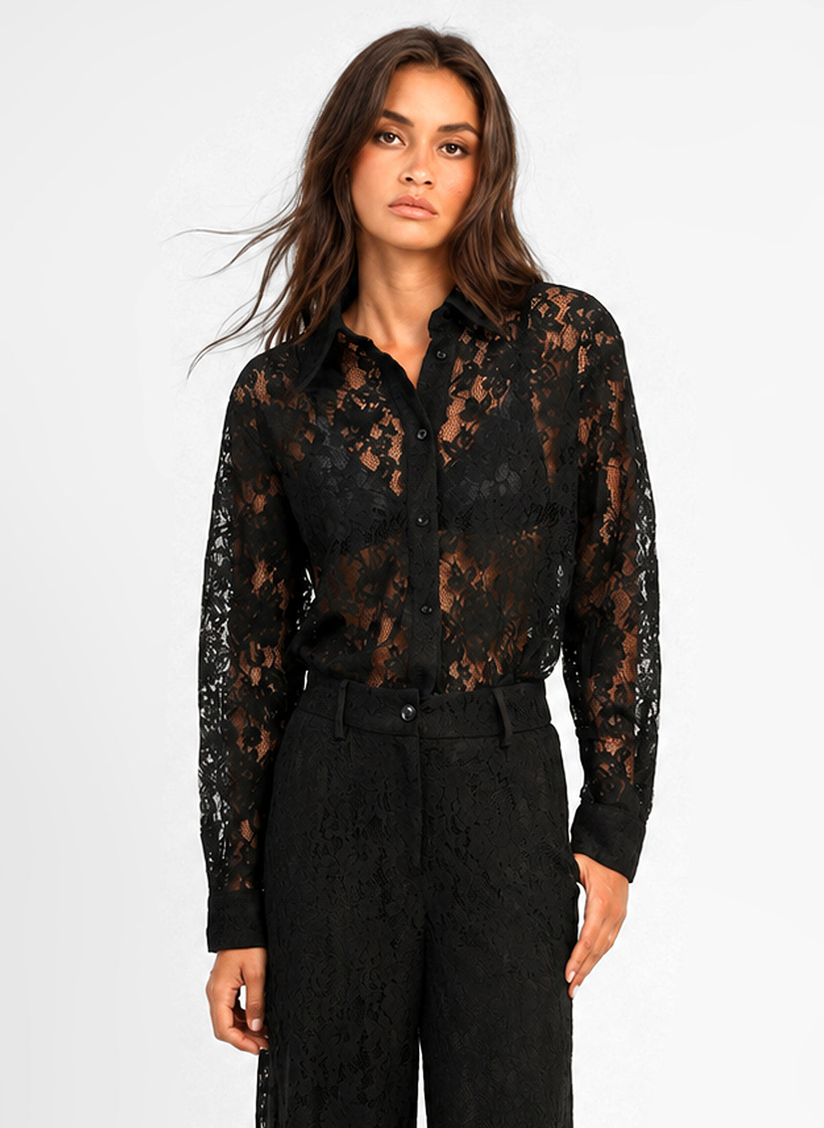 CHEMISE AMONINA noir