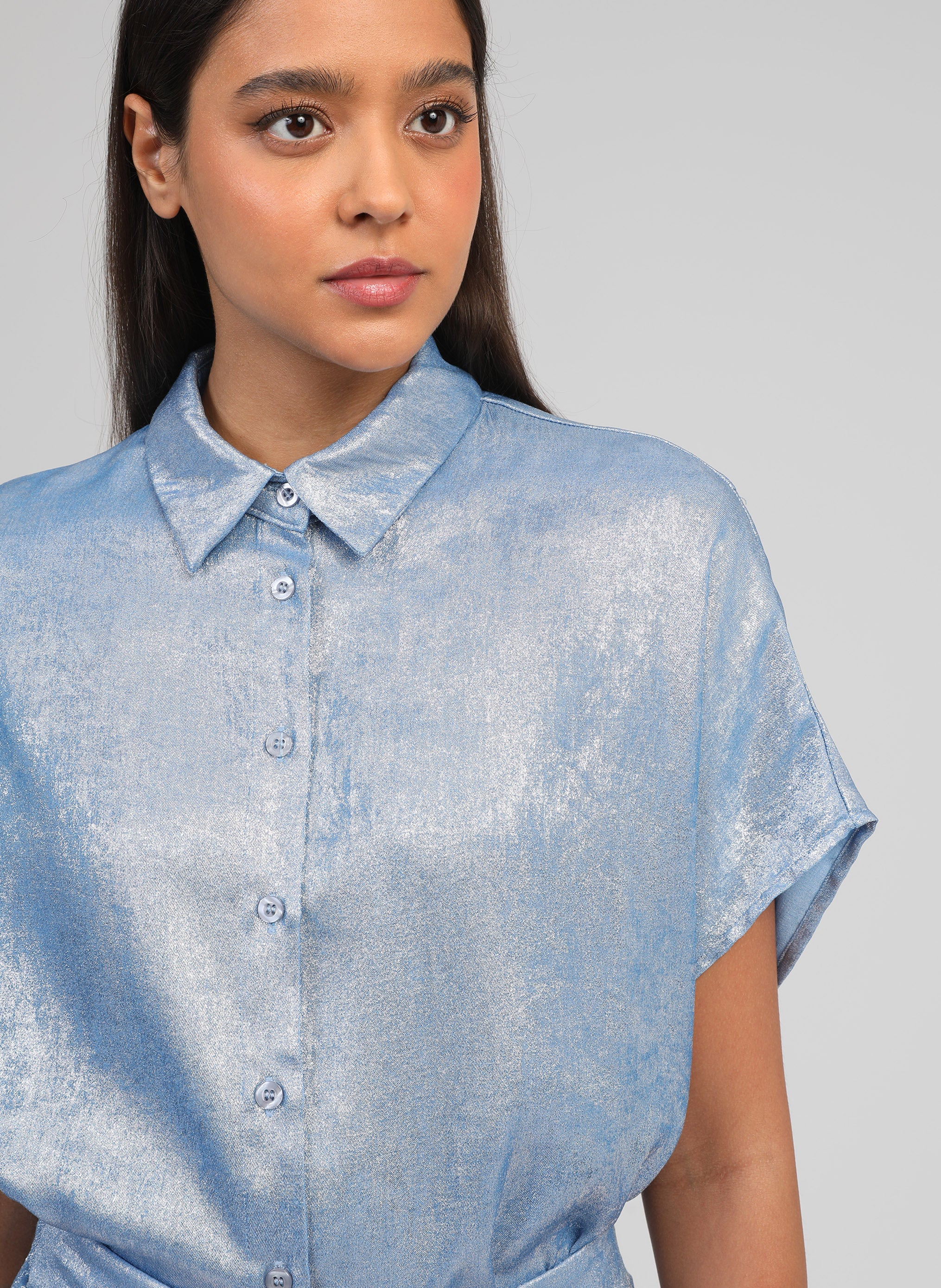 CHEMISE AMORYNA indigo