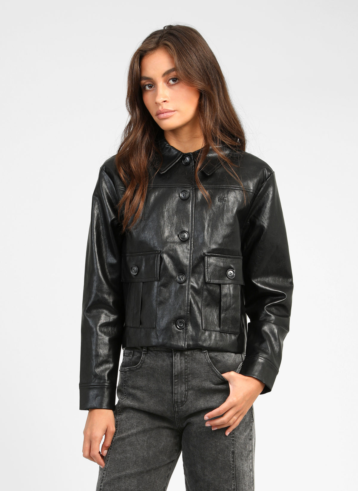 VESTE CHARLY noir