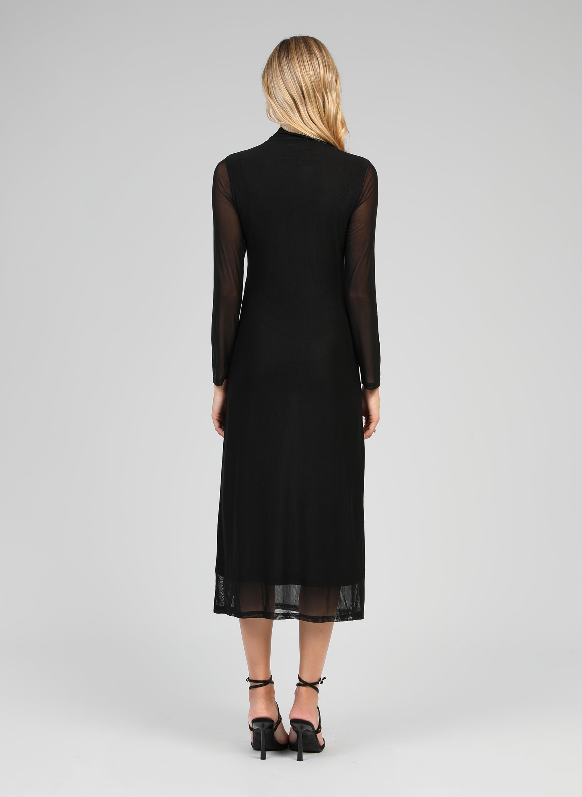 ROBE MIDI EBASILE noir