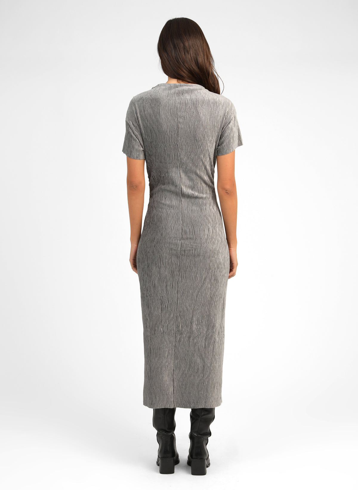 ROBE MIDI ELOANE gris