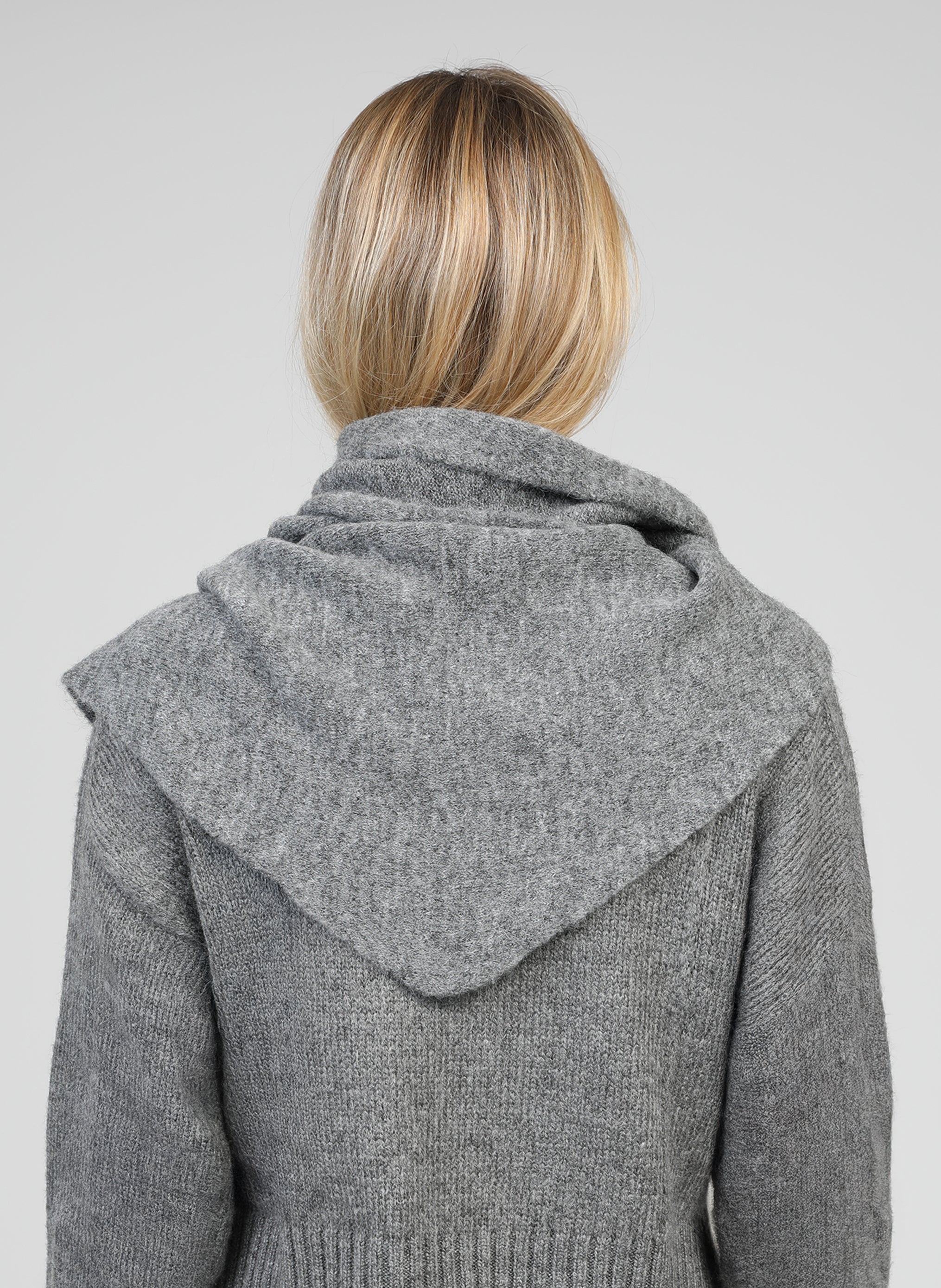 ECHARPE FRAGOLA gris chiné