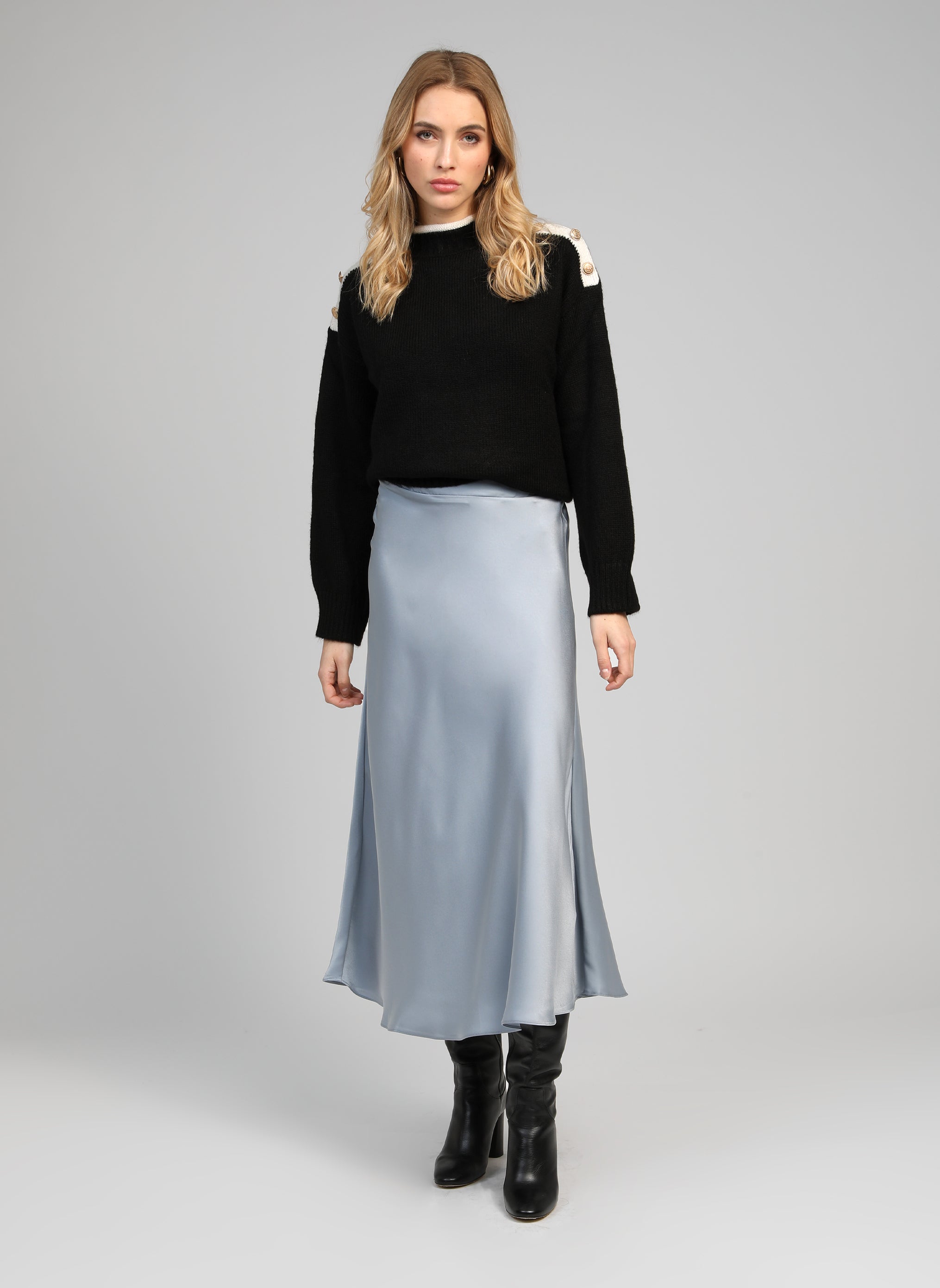 JUPE LONGUE JAKIA ciel