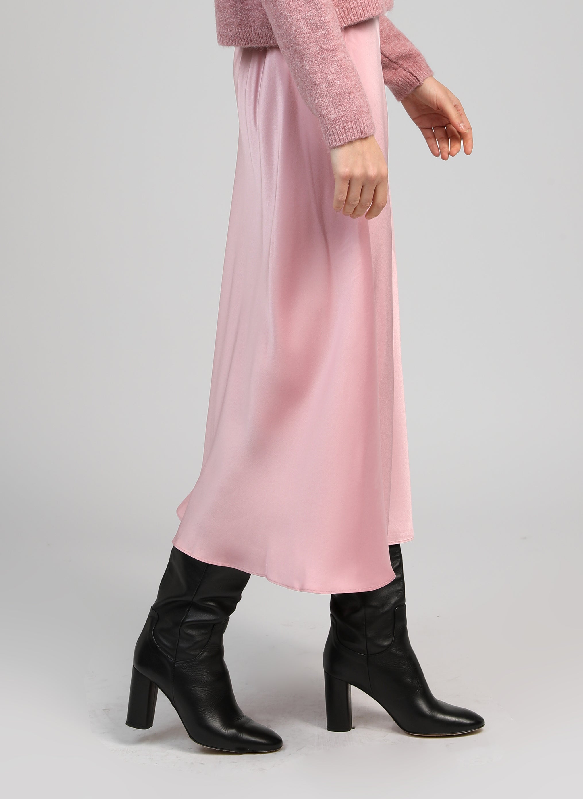 JUPE LONGUE JAKIA rose