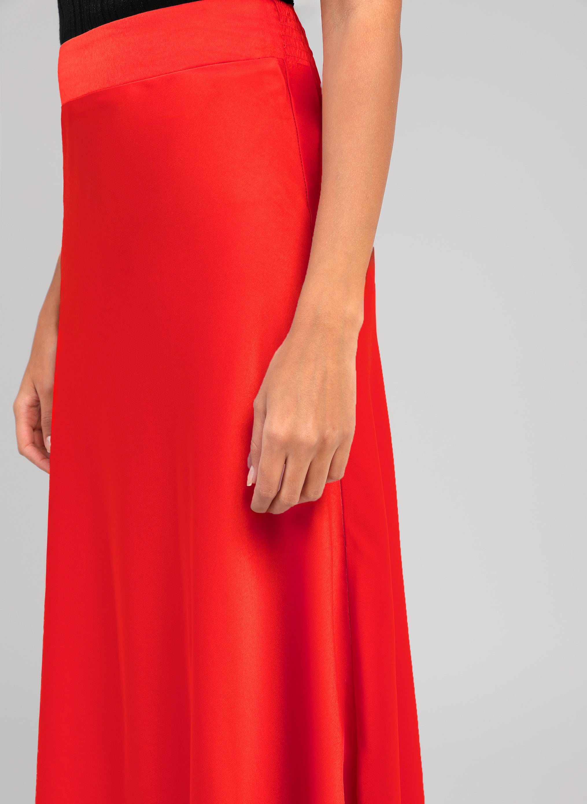 JUPE LONGUE JAKIA rouge