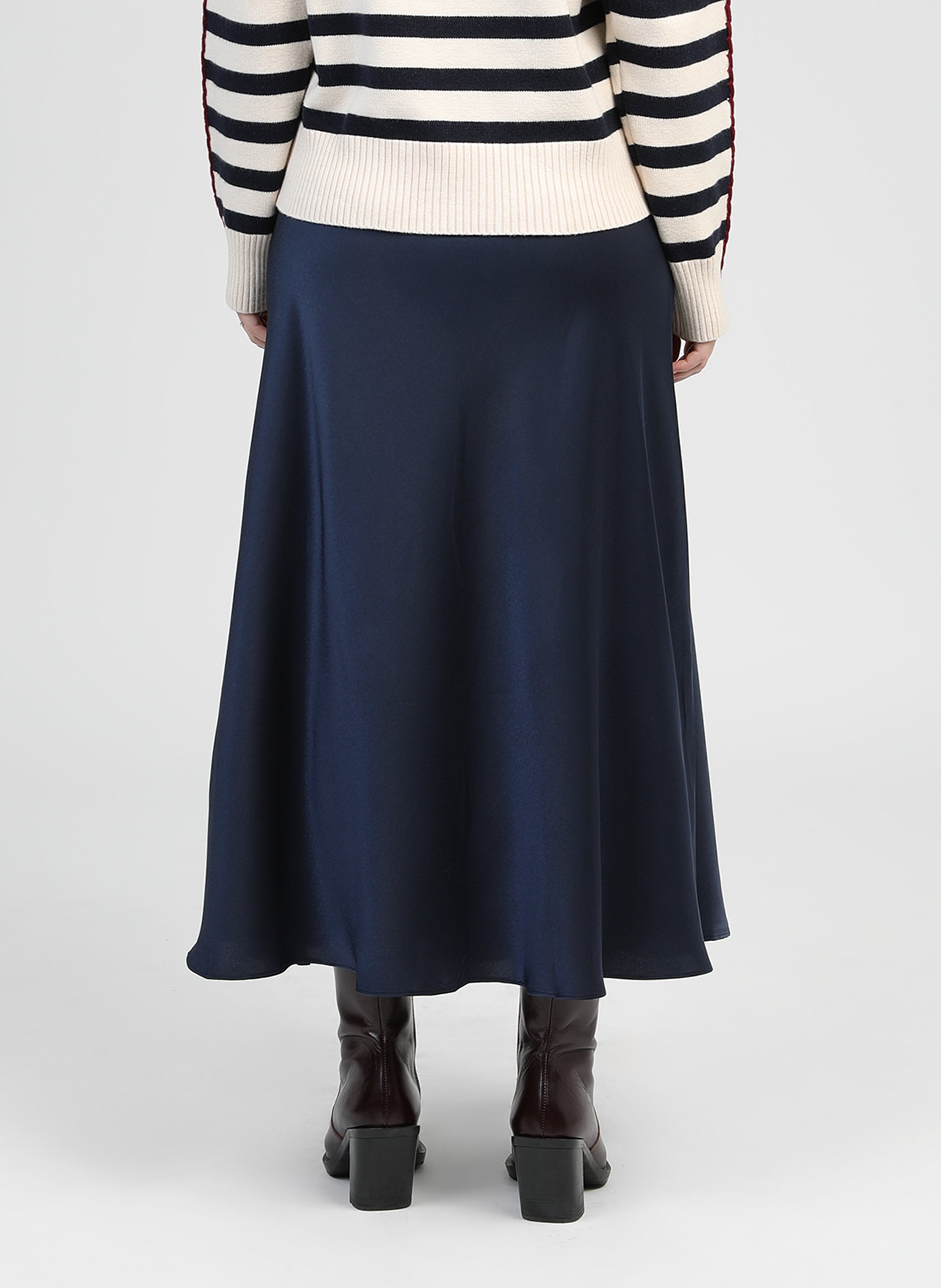 JUPE MIDI JANIALA marine