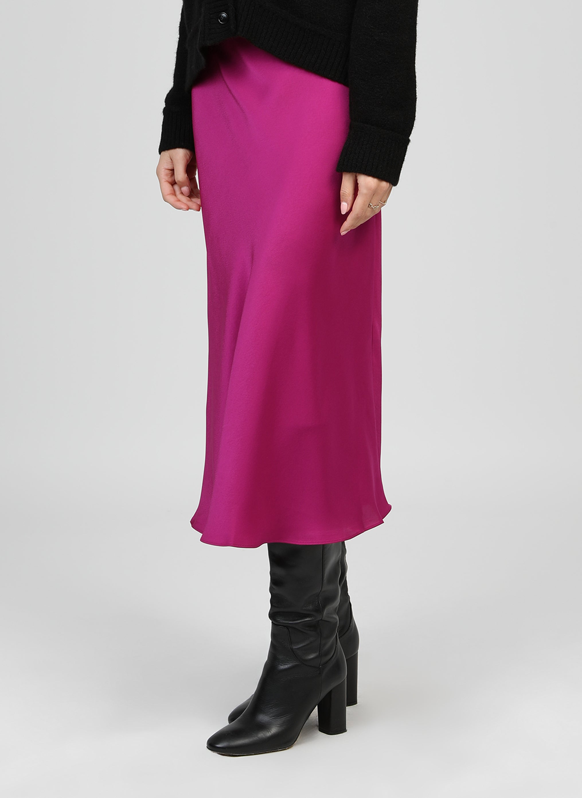 JUPE MIDI JANIALA pink