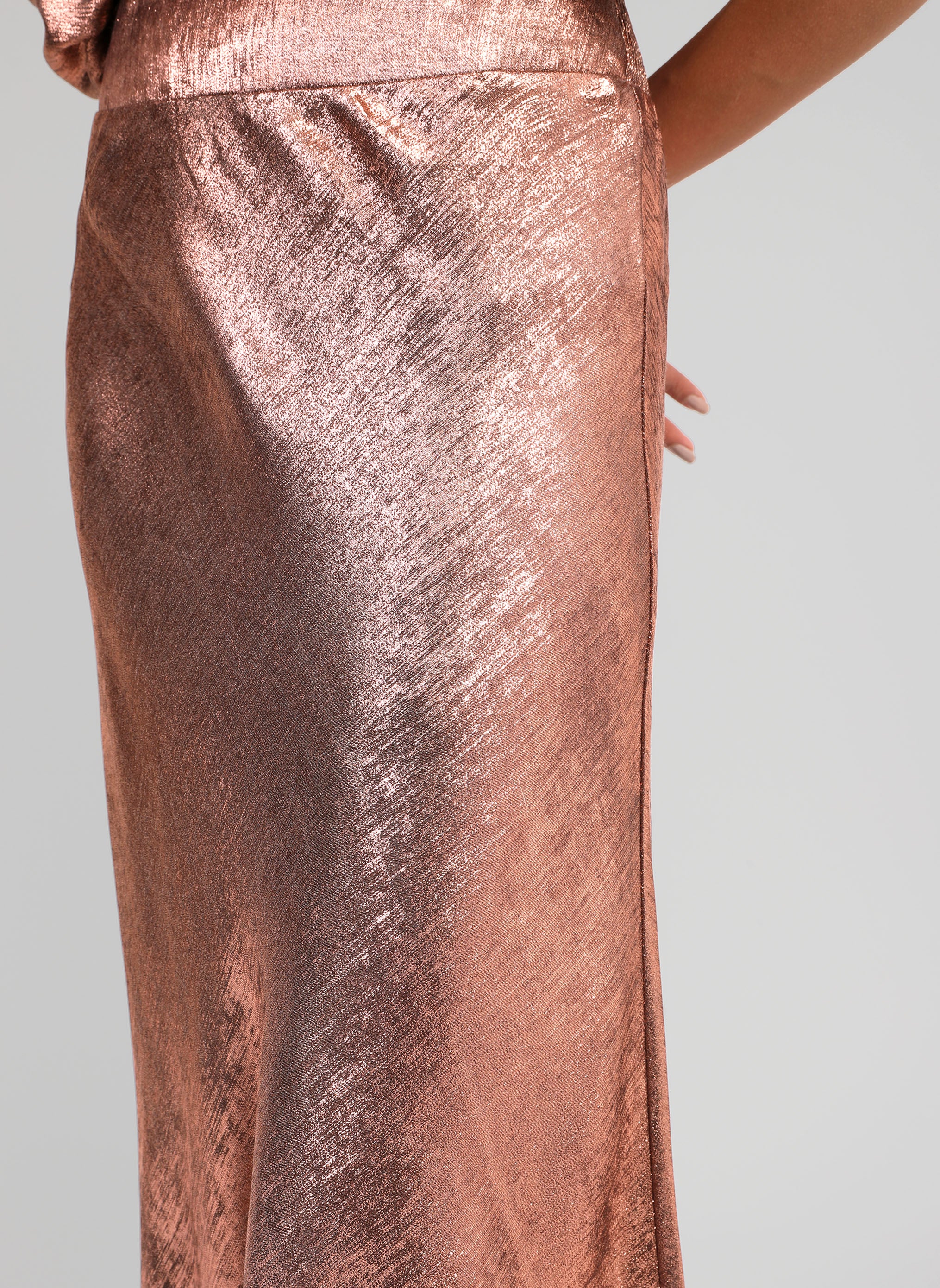 JUPE LONGUE JANYMALA bronze