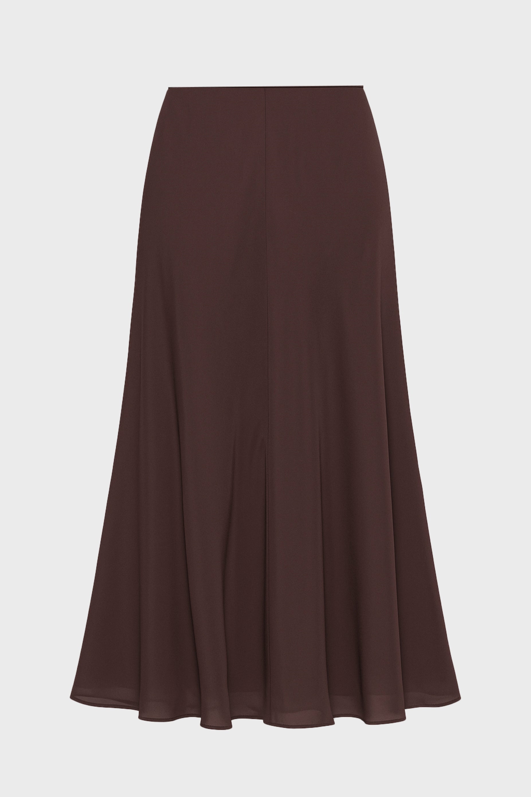 JUPE LONGUE JELEME chocolat