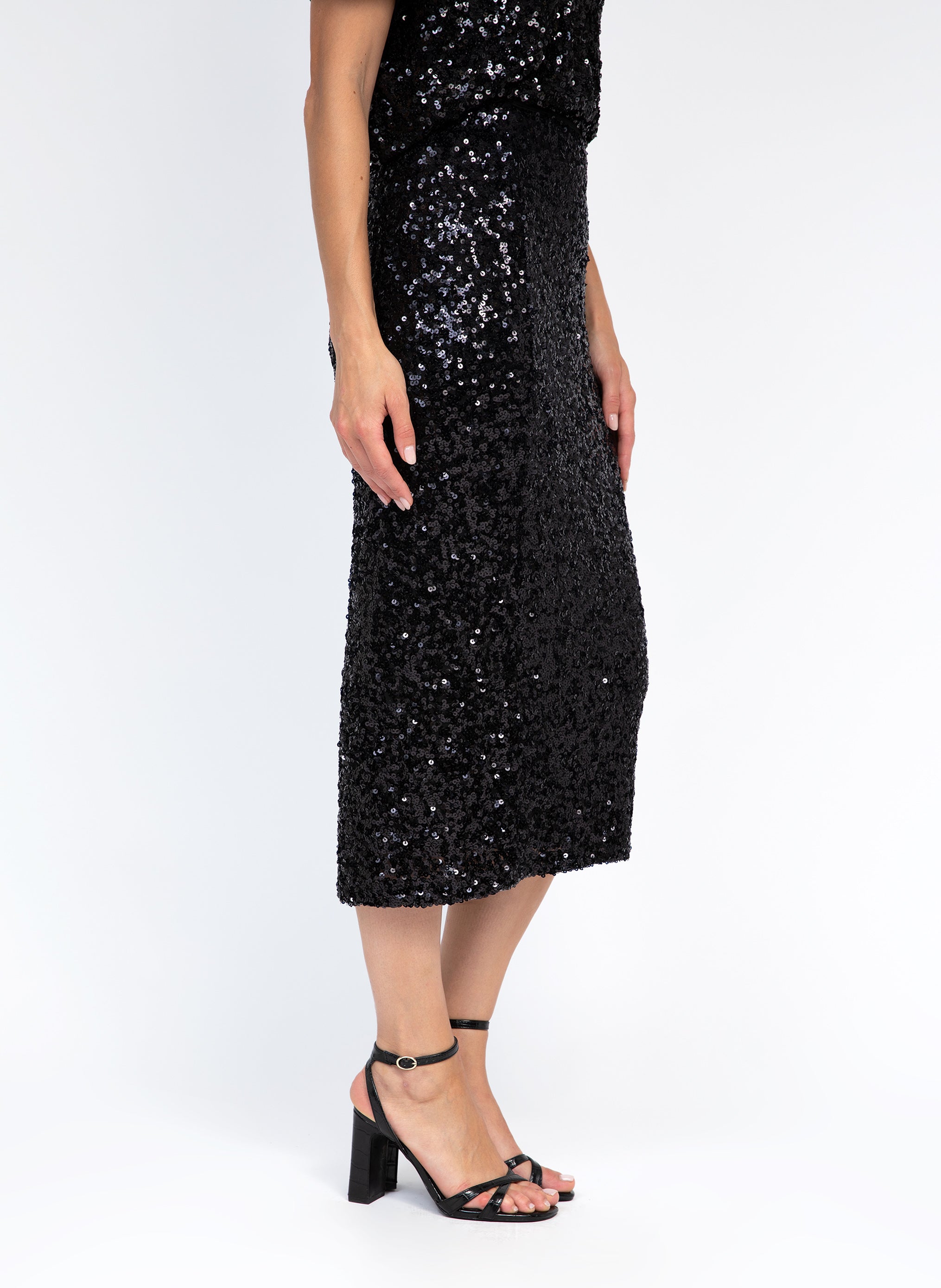 JUPE MIDI JURYLY noir