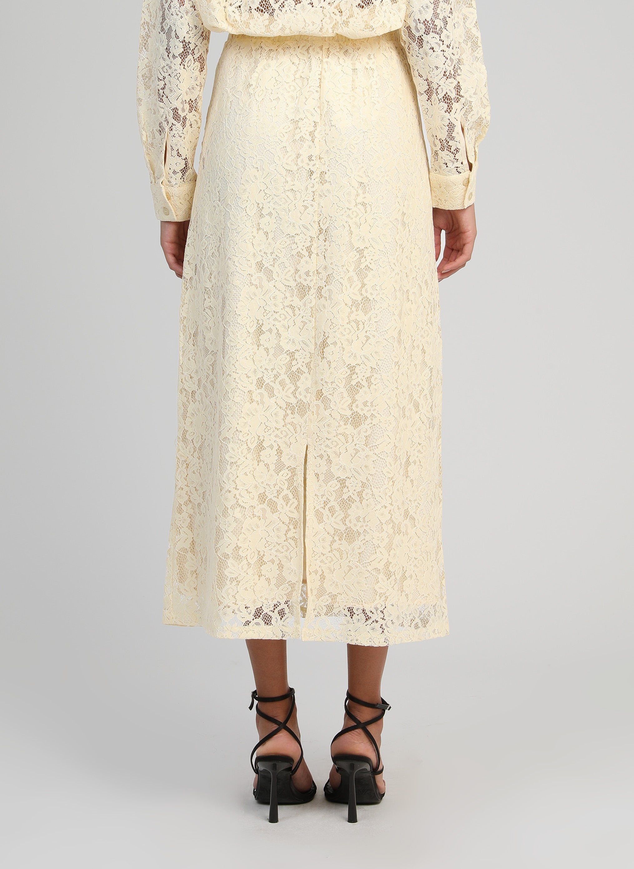 JUPE LONGUE JUVYNA ecru