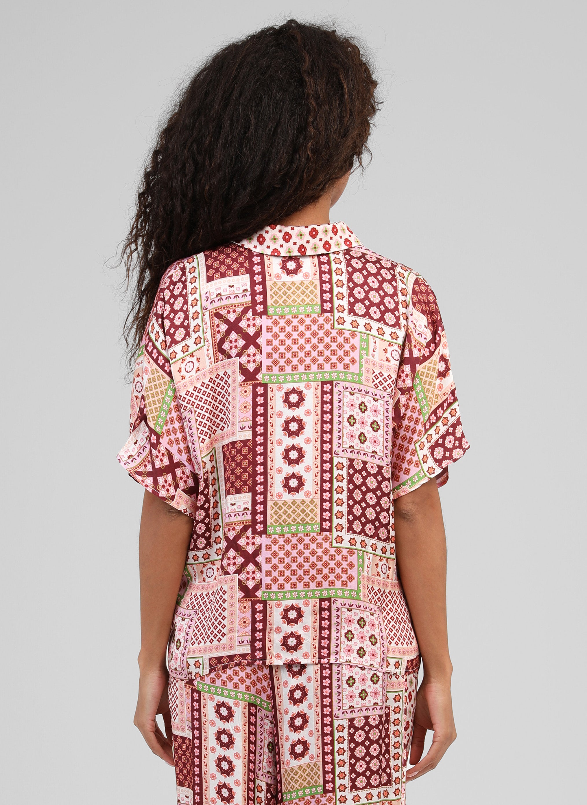 CHEMISE KAILA patchila bordeaux