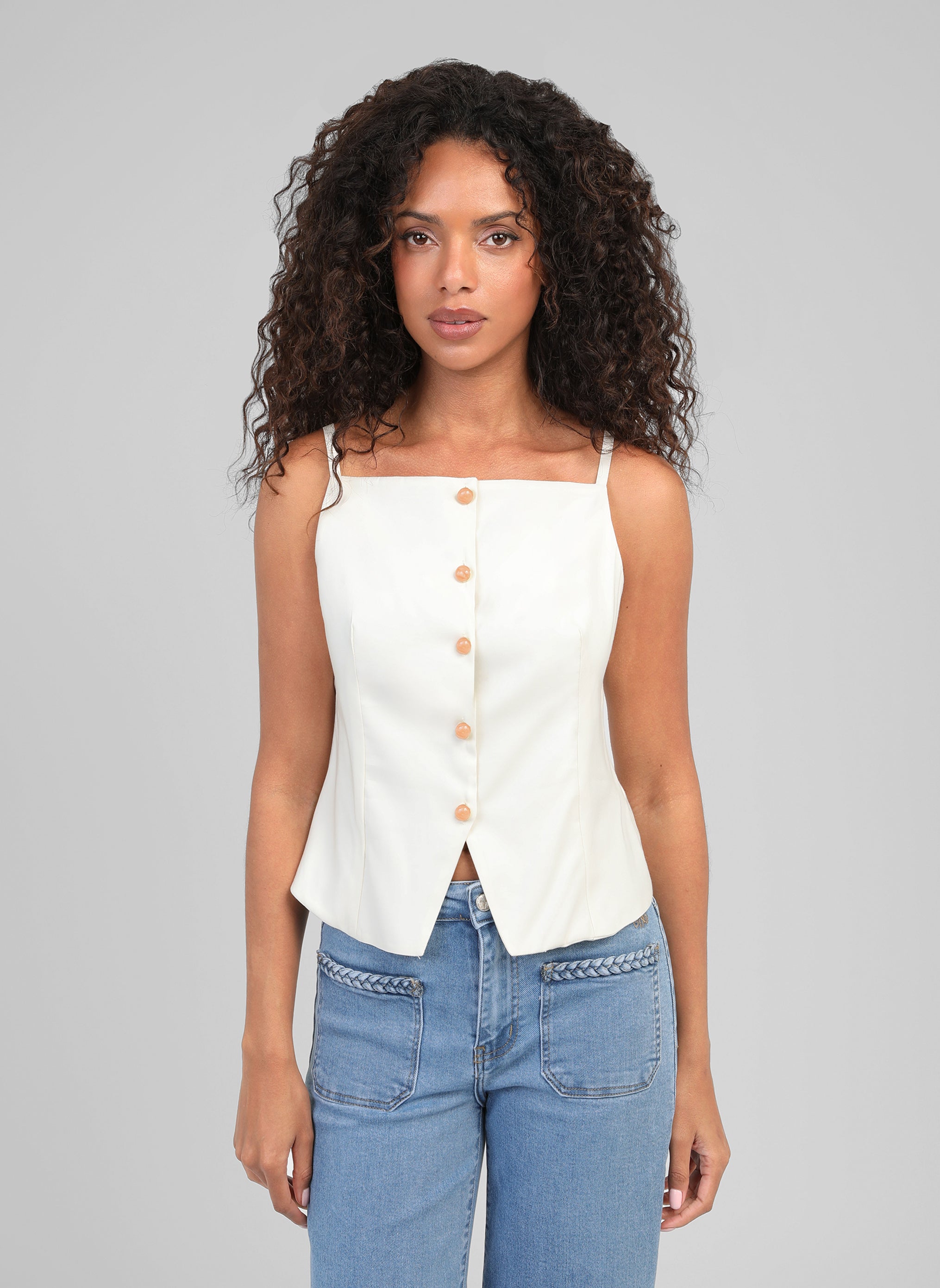 DEBARDEUR KANTIN blanc casse