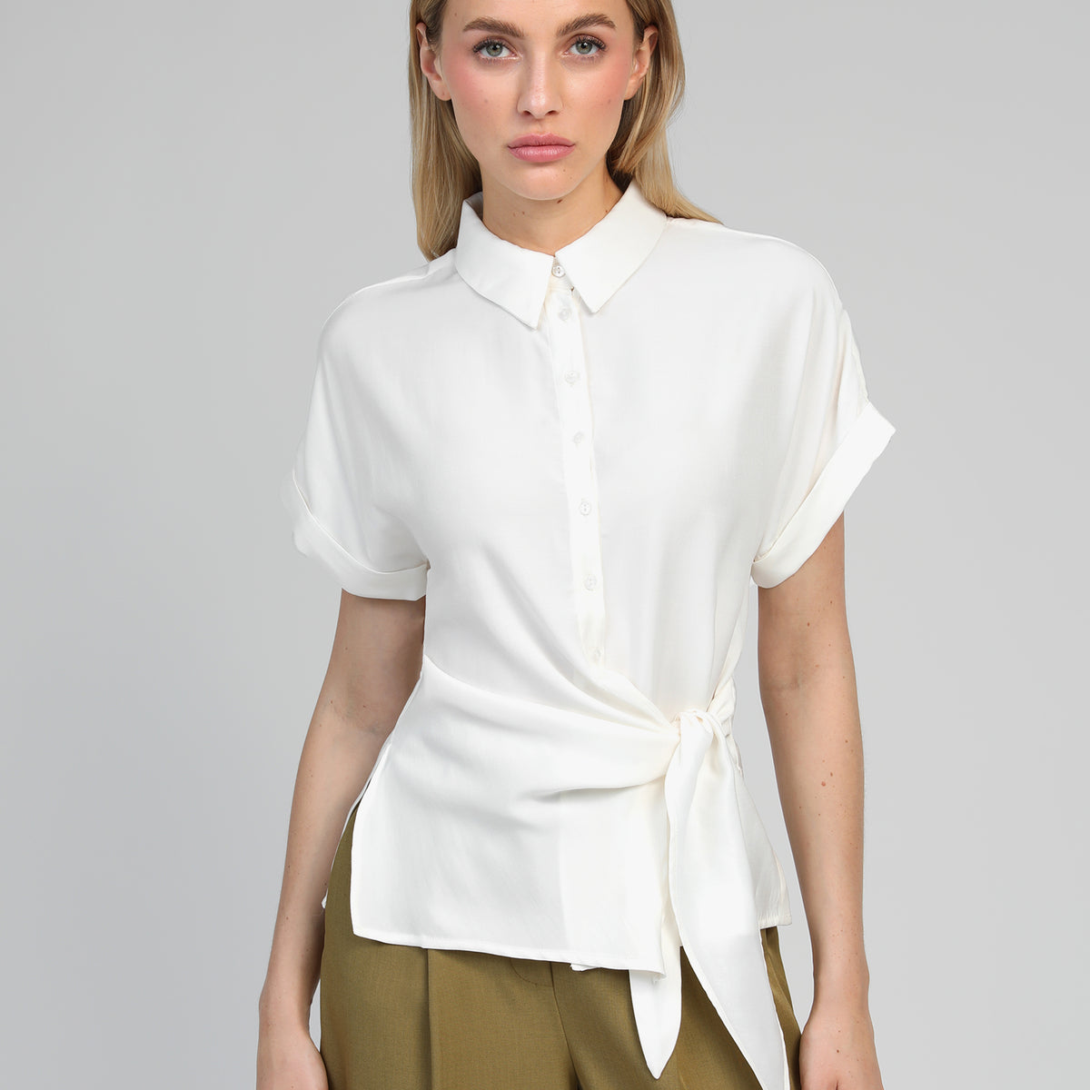 IKKS Chemise | Homme Chemise REGULAR blanc cassé armurée Homme