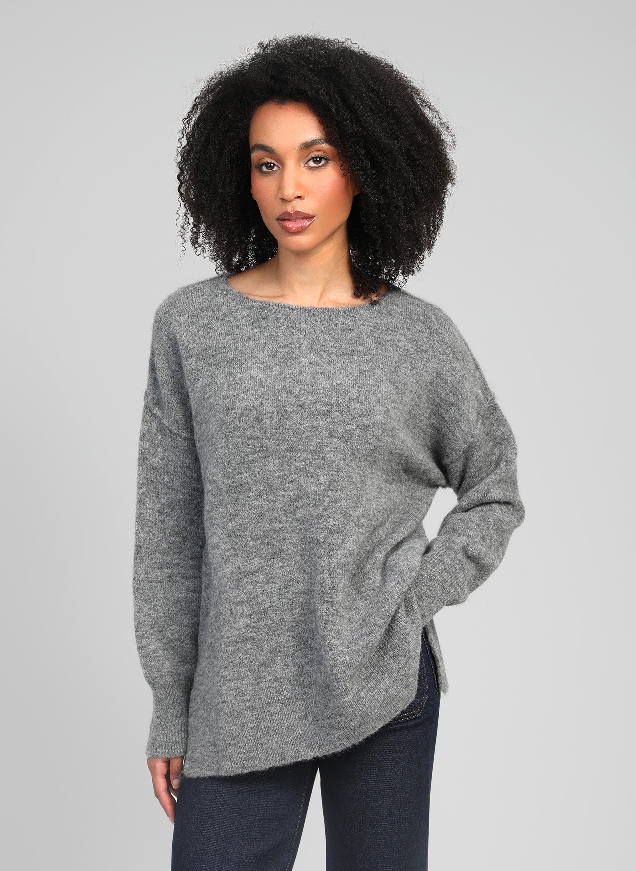 PULL LAFUNKY gris chine