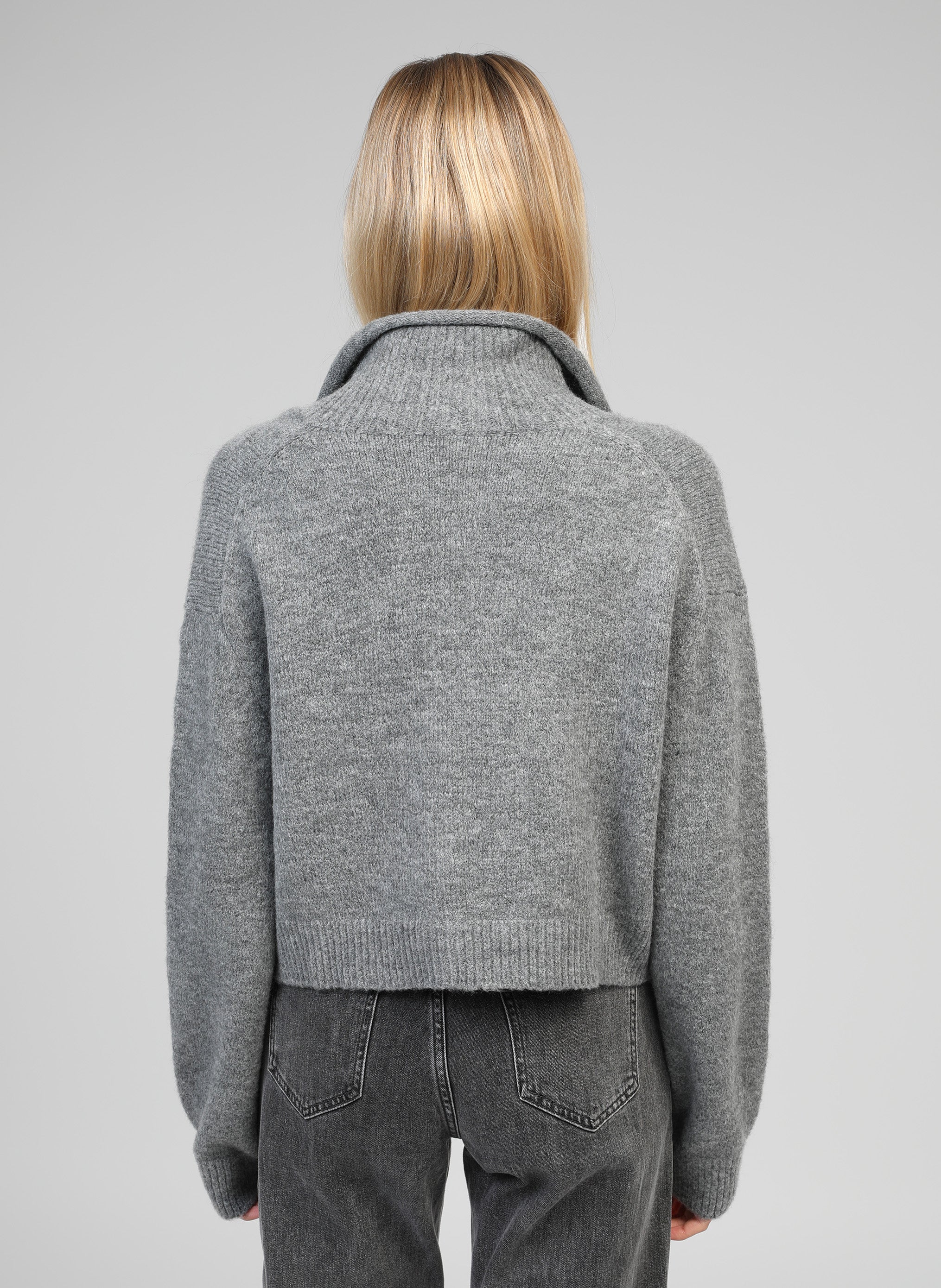 GILET LAKEYLA mottled grey