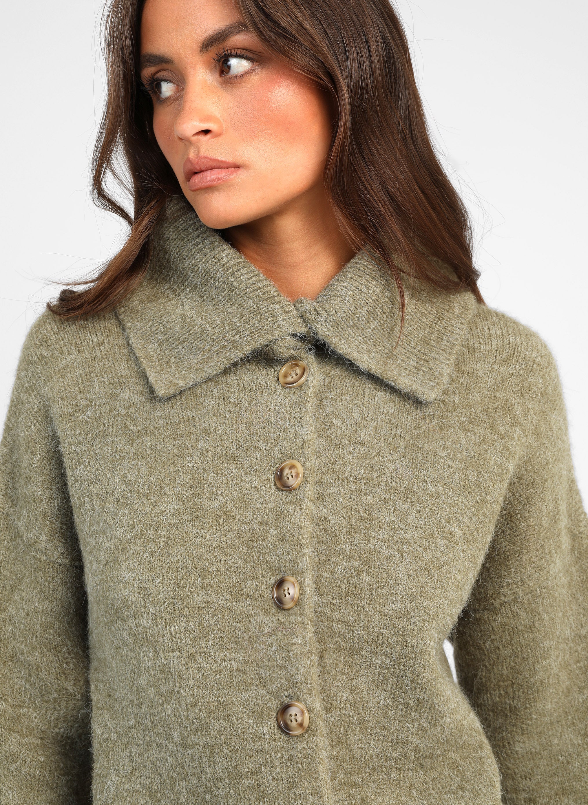 GILET LANTONY matcha