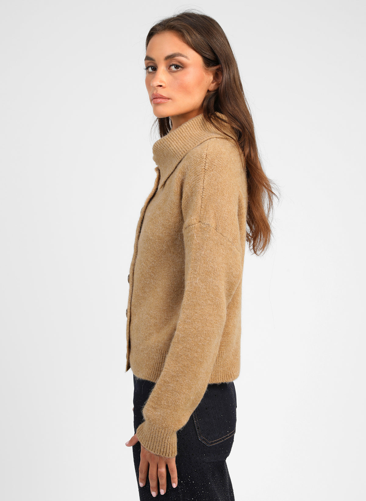 GILET LANTONY biscuit