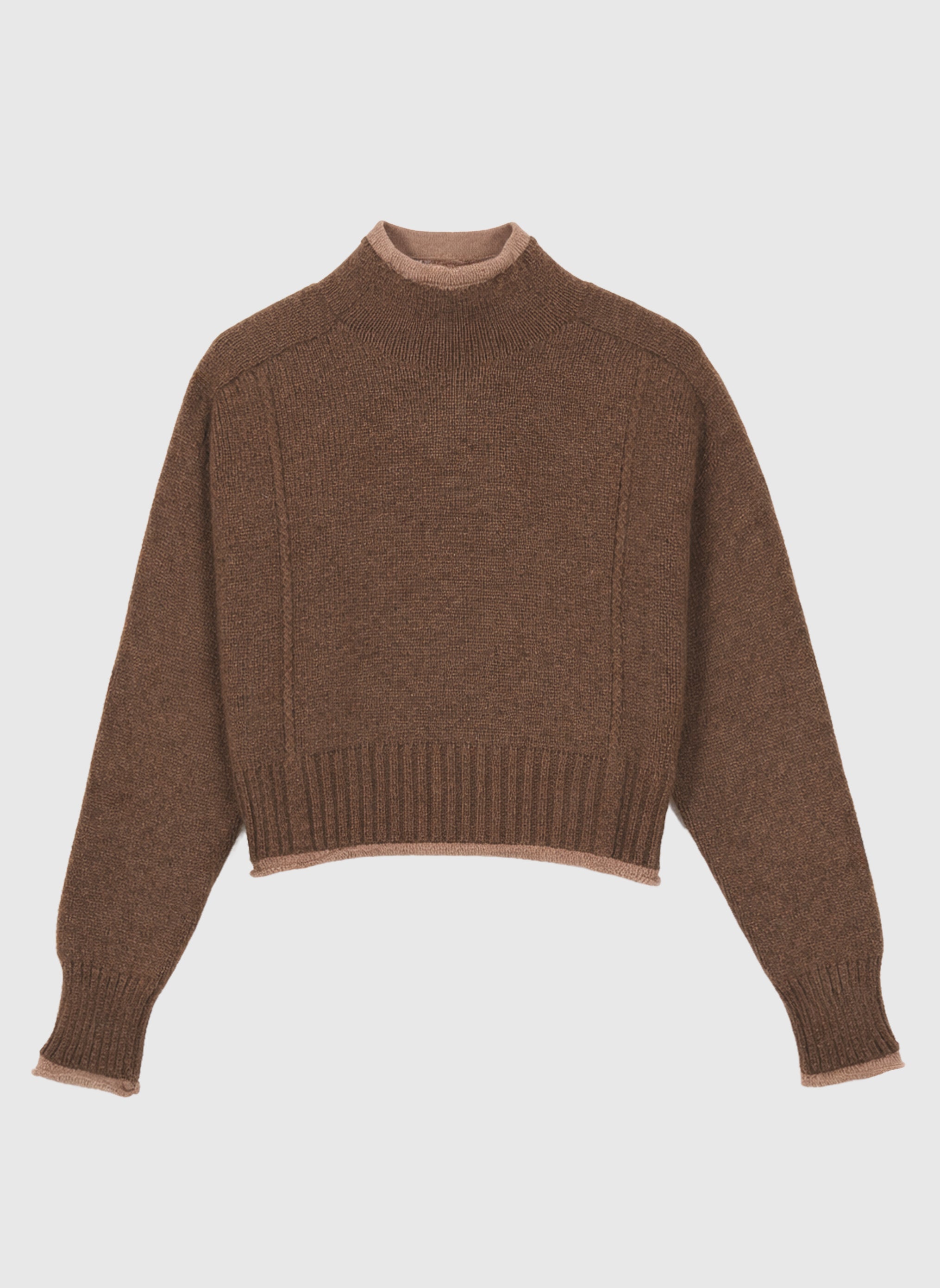 PULL LAZARIO marron glace