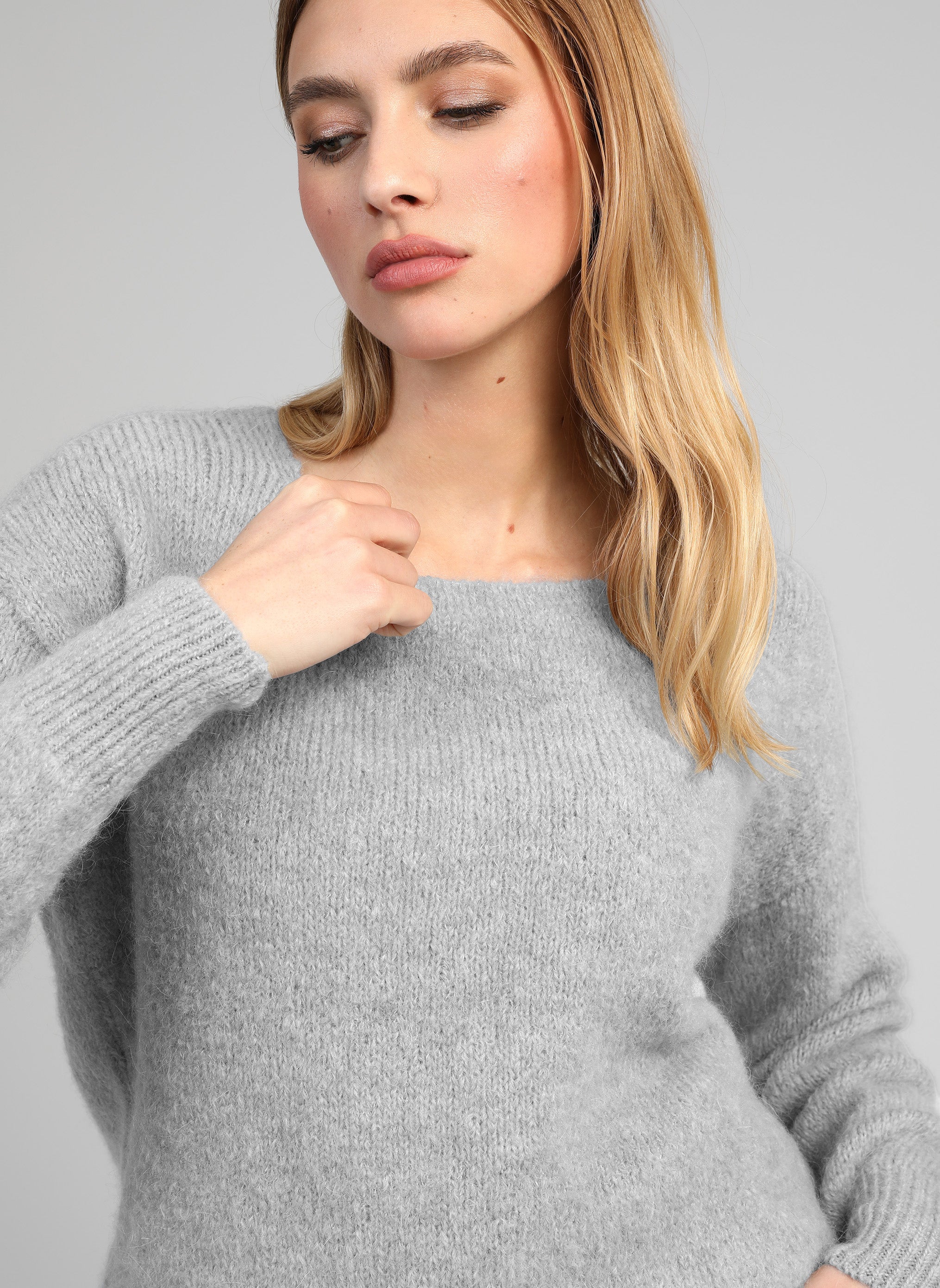 PULL LEBOUM gris clair