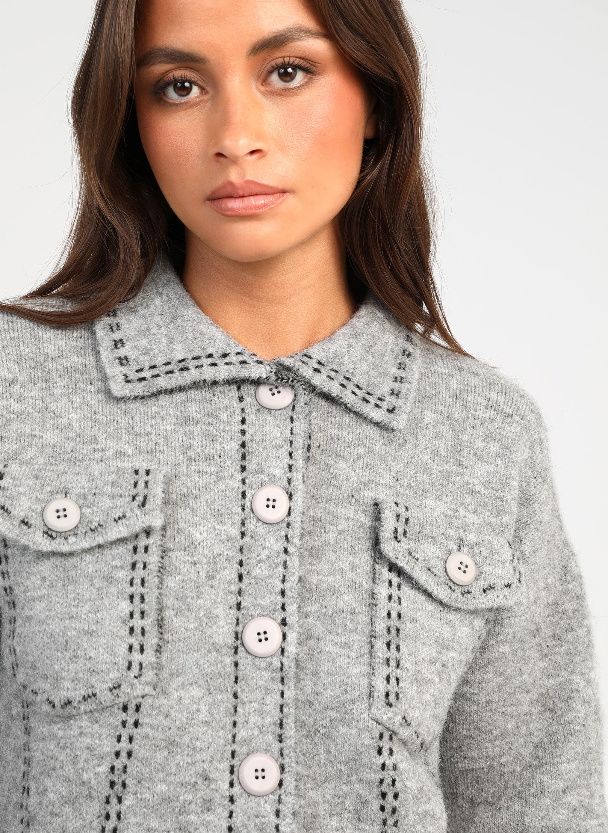 GILET LECODY gris
