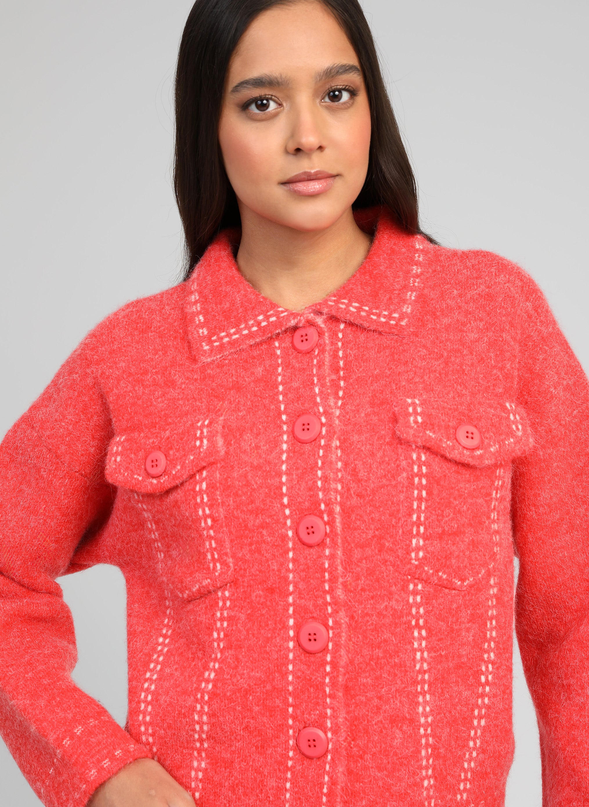 GILET LECODY coquelicot