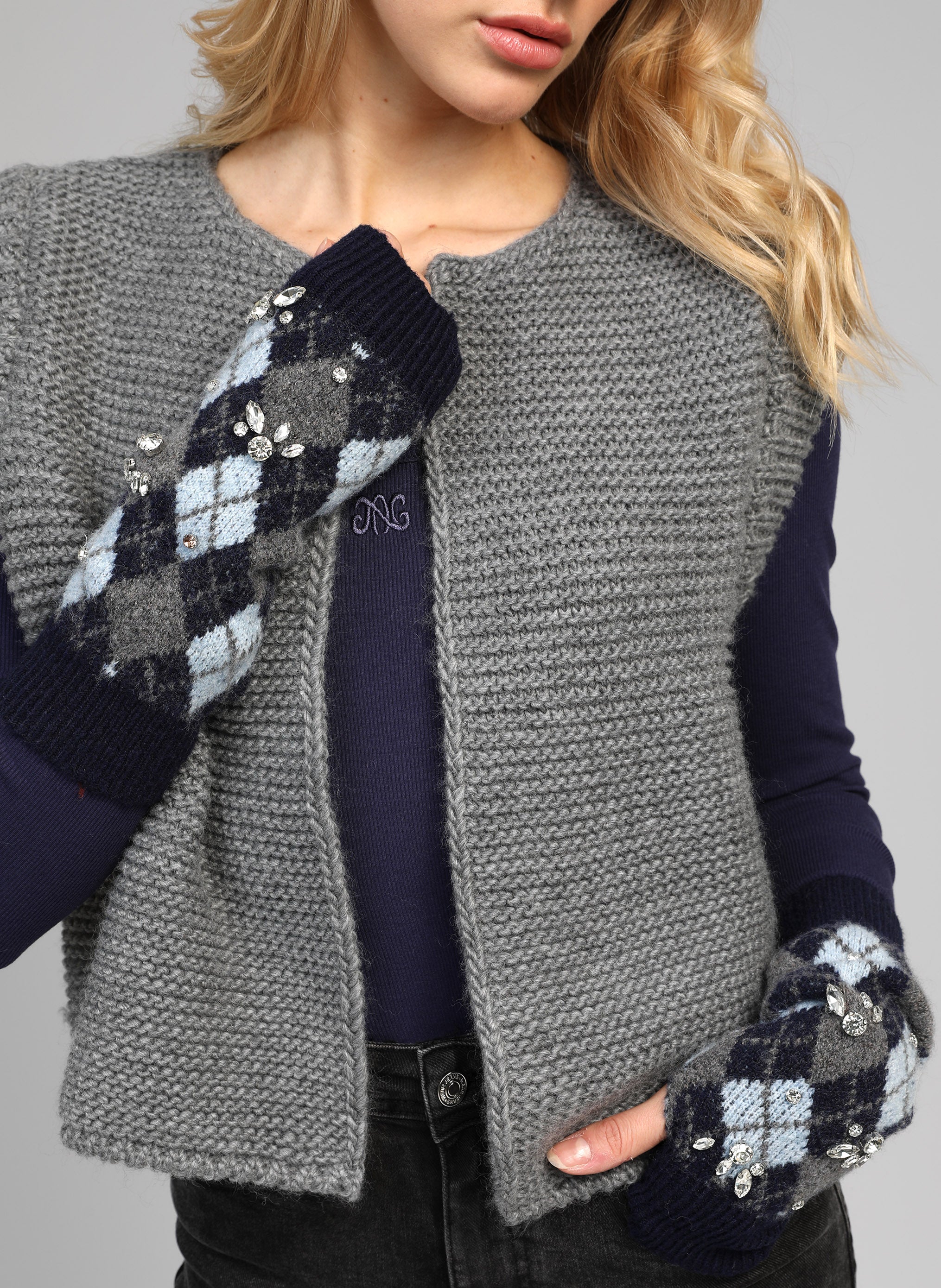 MITAINES FAZINA marine