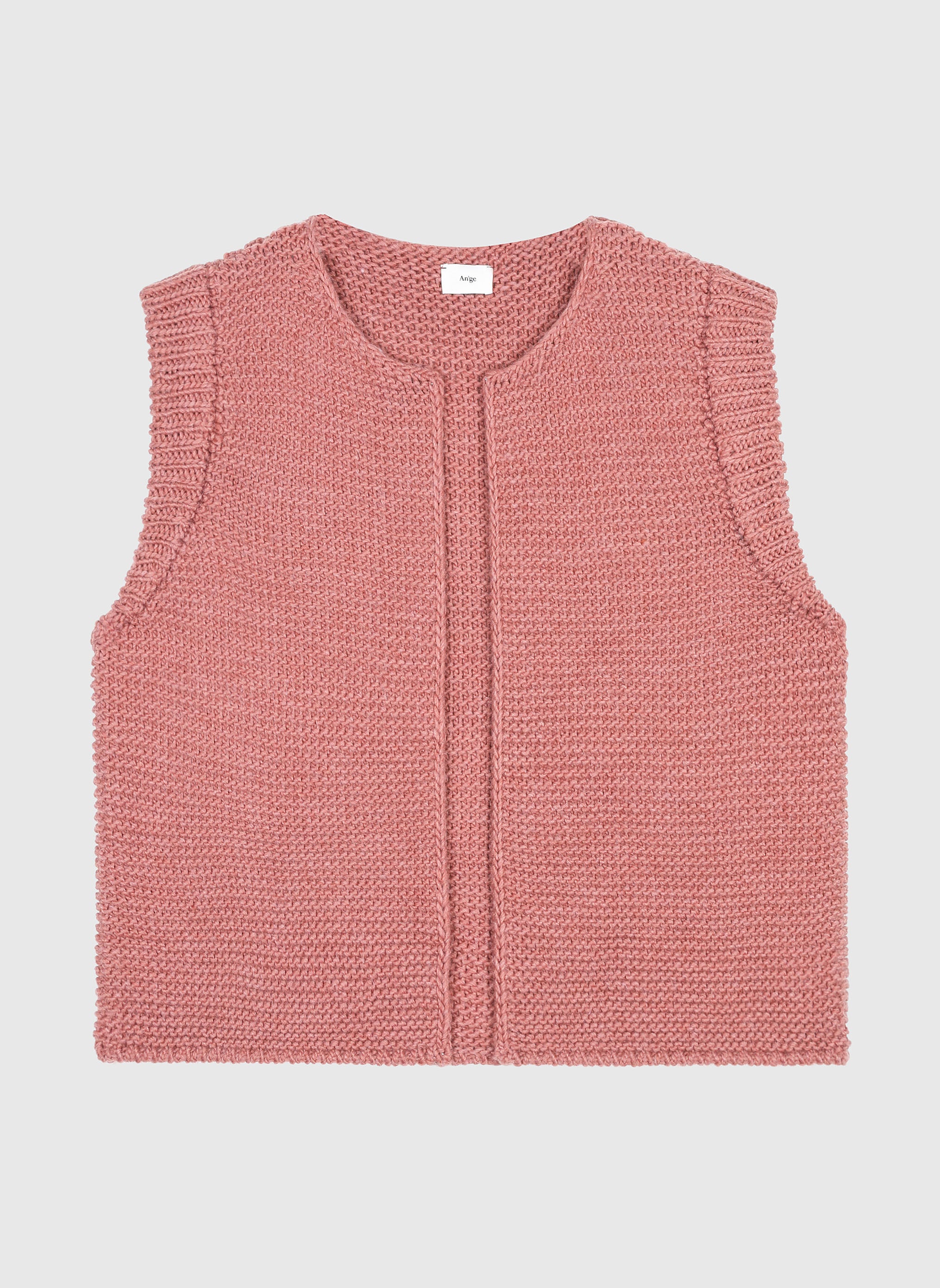 CARDIGAN SANS MANCHE LEGRINGOU blush